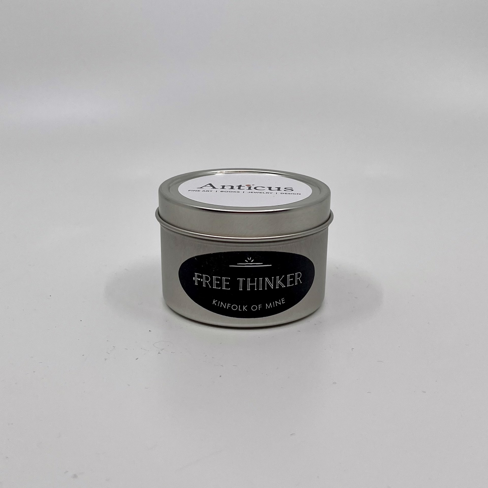 KMTFT Free Thinker 4oz Tin by Anticus Candle