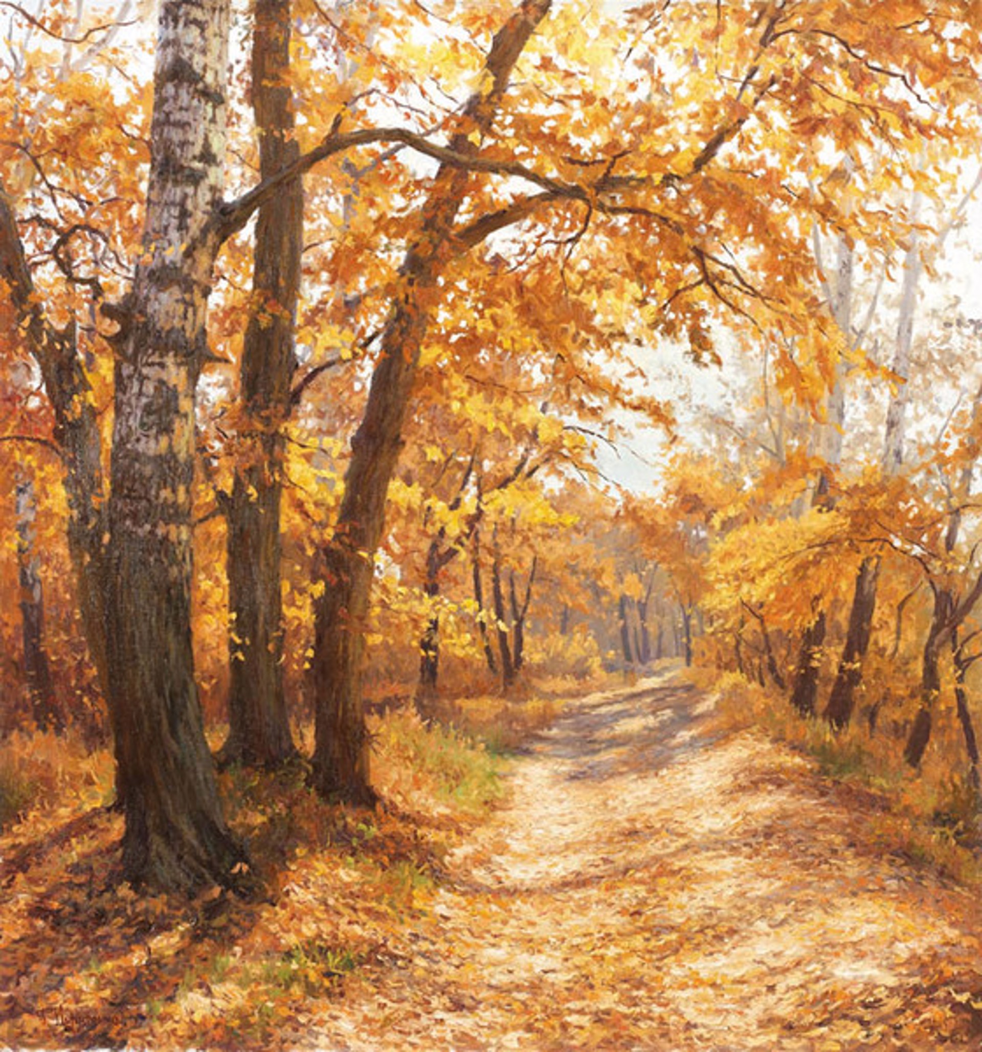Golden Autumn by Gennadi Kirichenko