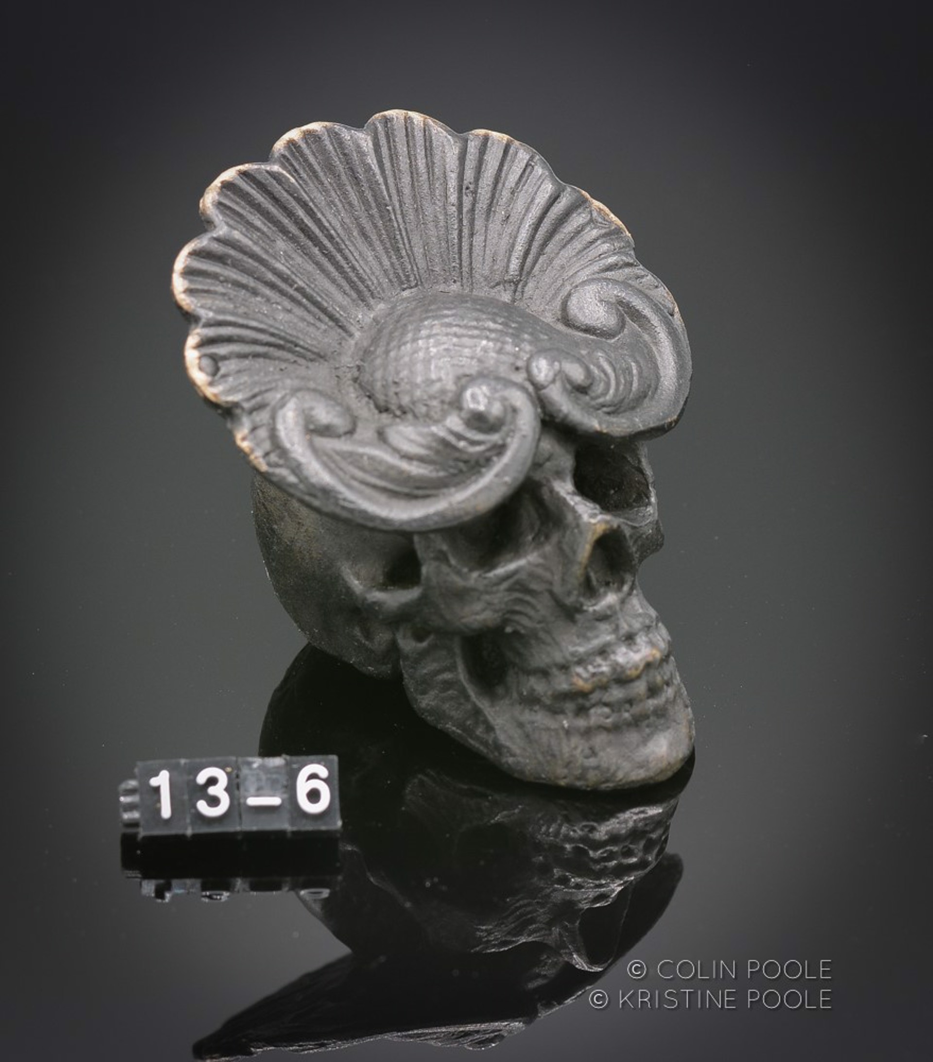 Mardi Gras Talisman Skull 4 by Colin & Kristine Poole