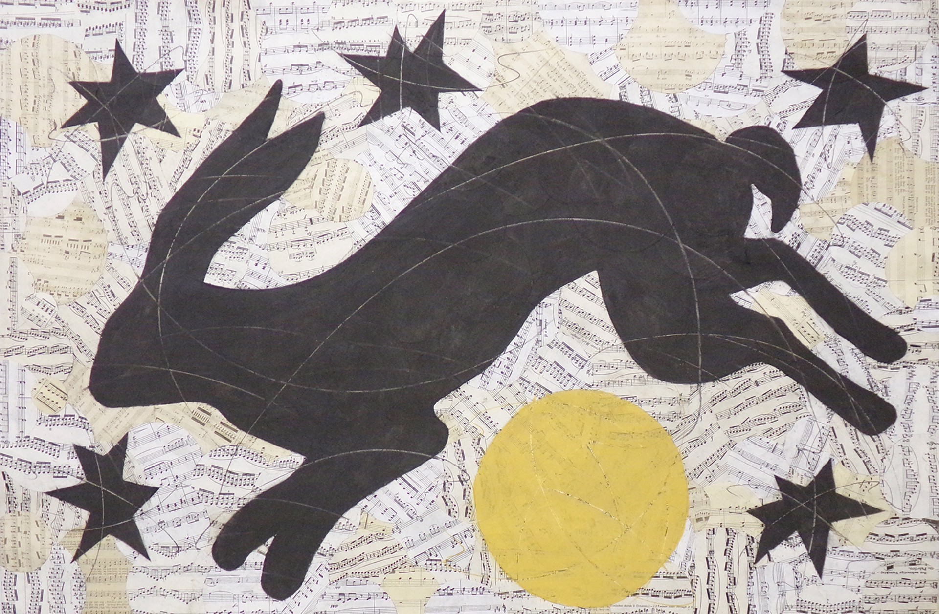And the Rabbit Jumped Over the (Yellow) Moon by Louise Laplante