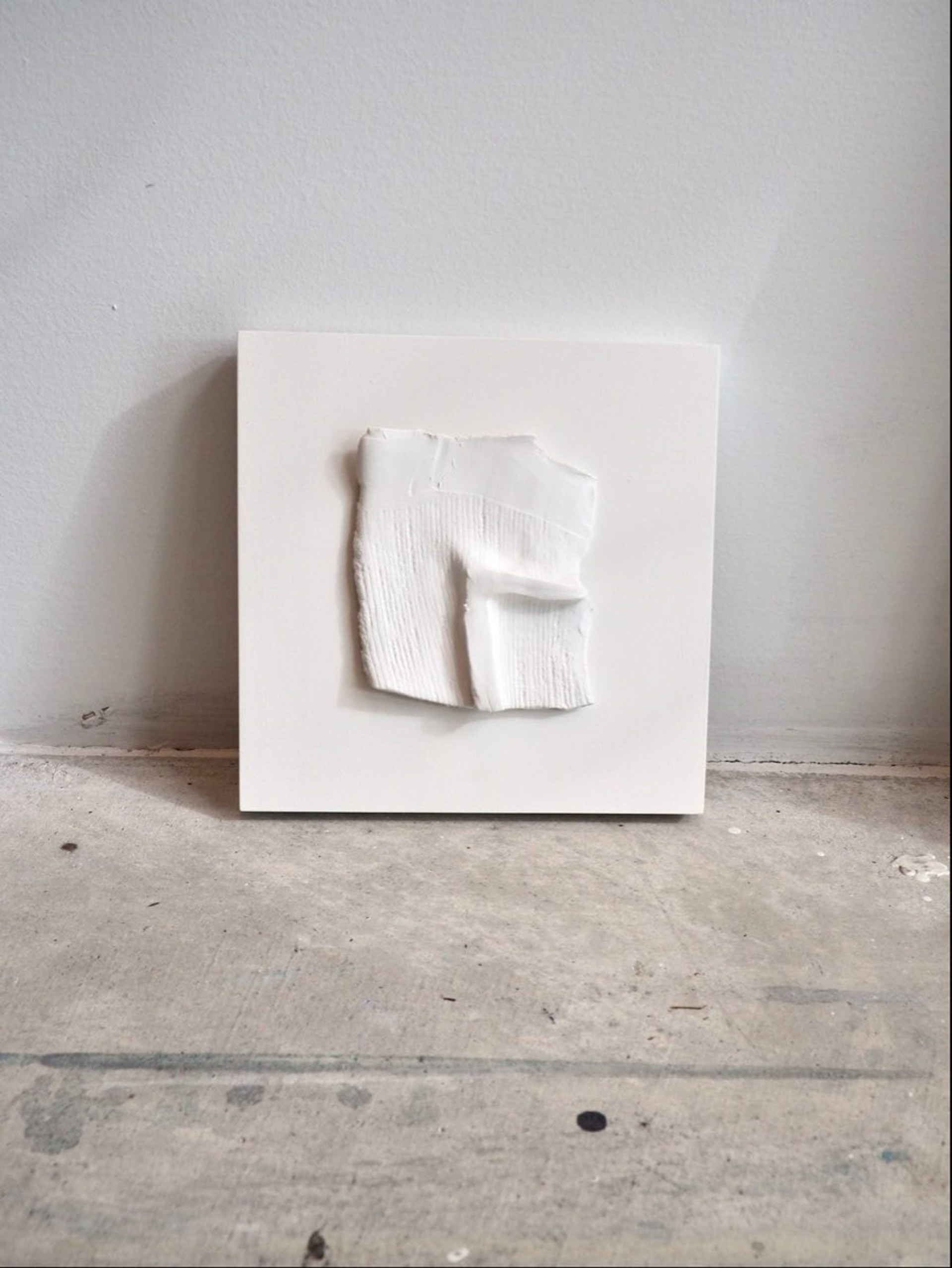 Unframed White Artifact #15 by Laura Clark
