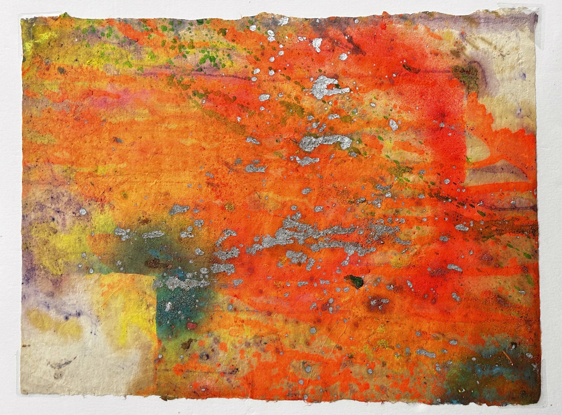 Abstract in Orange & Yellow by Taro Yamamoto