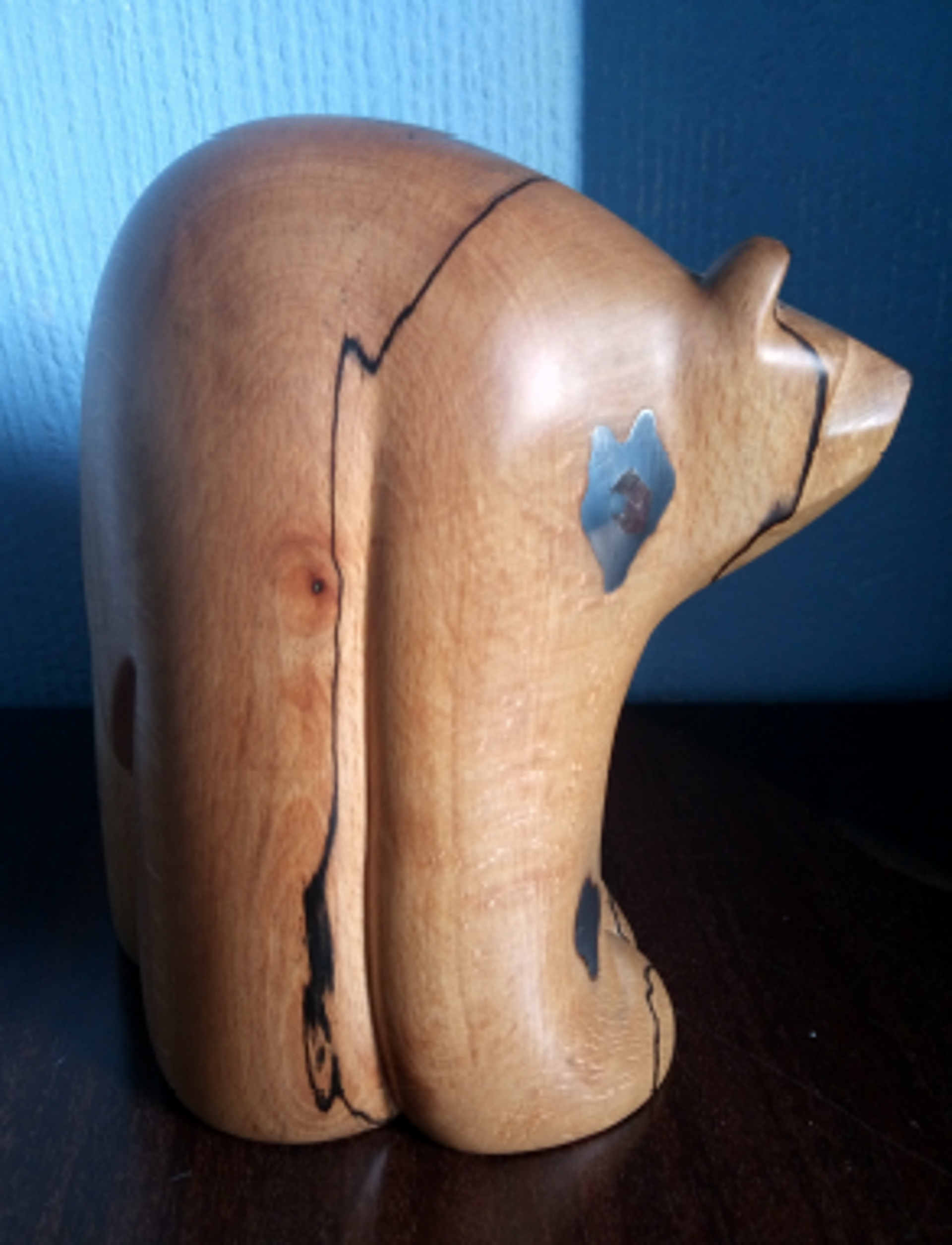 Spalted Beech Bear by JADE SUCHNESS