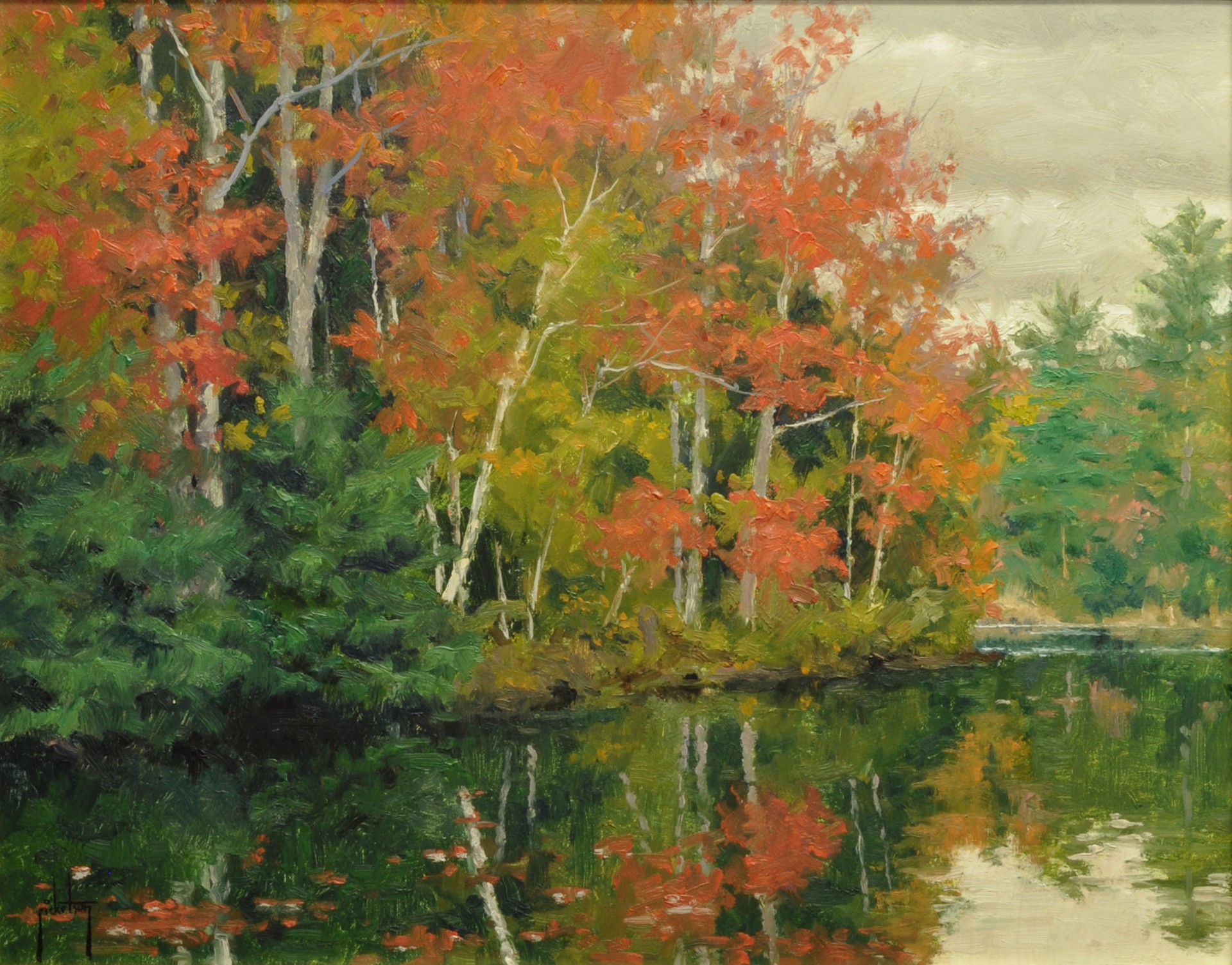 Prentiss Pond, Vermont by Jerry Ricketson