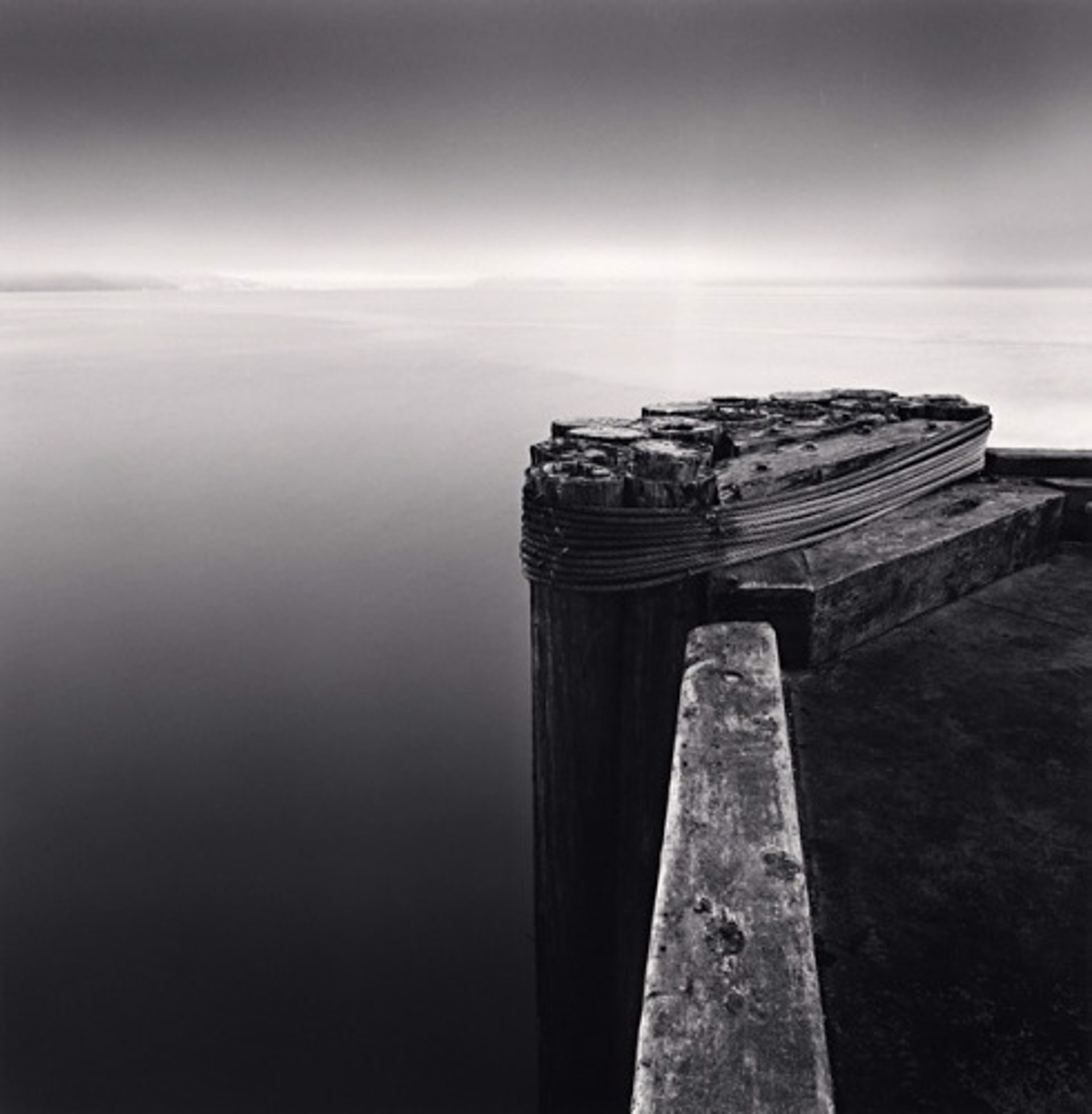 Edge of Pier One, Fort Mason, San Francisco, USA (edition of 45) by Michael Kenna