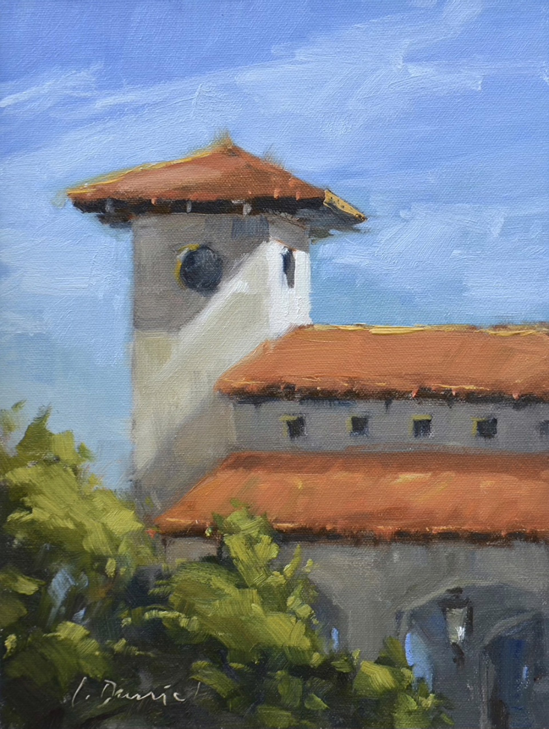 Hill Country Bell Tower by Laurel Daniel