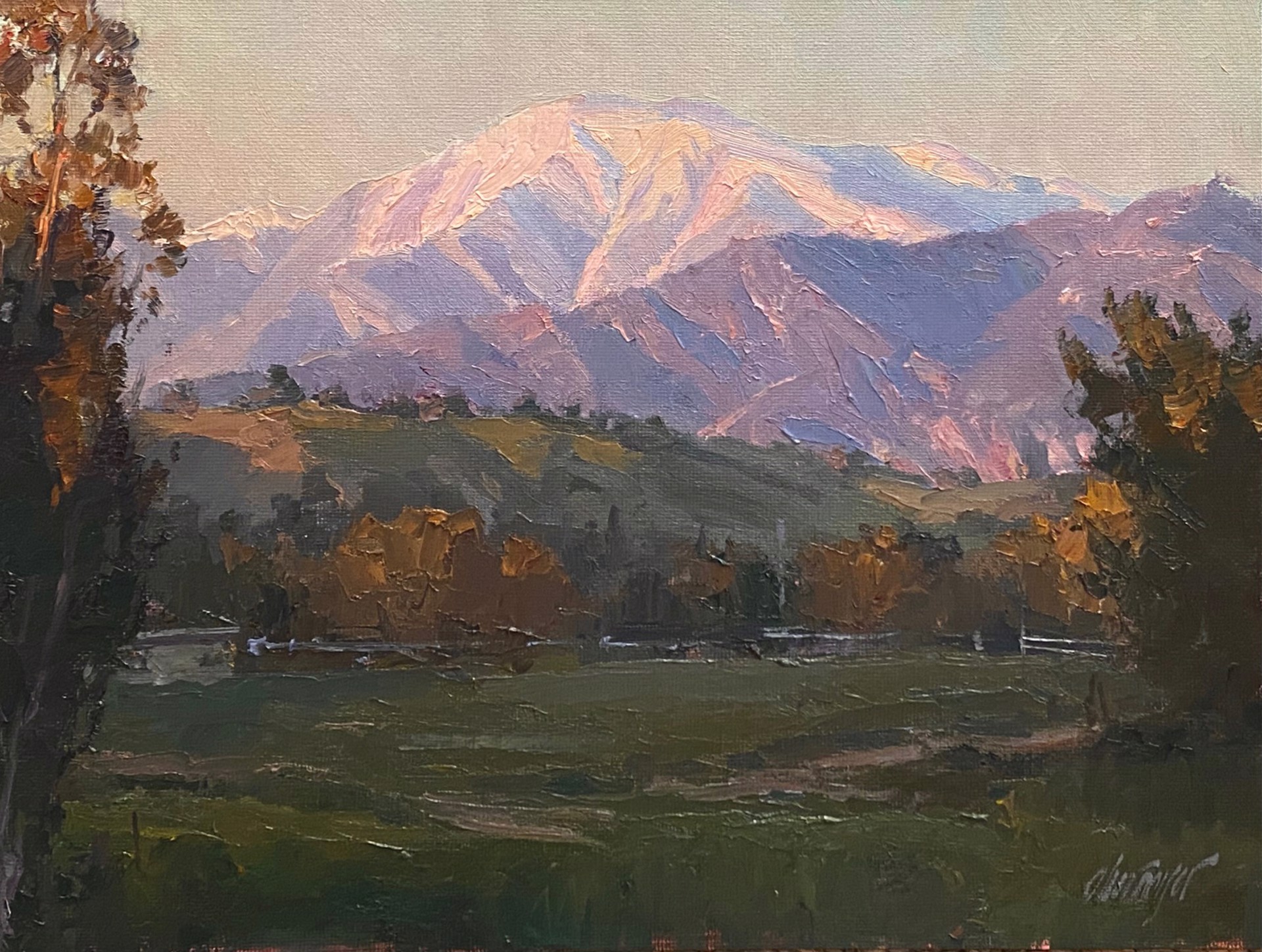 Mt. Baldy at Dusk by Michael Obermeyer