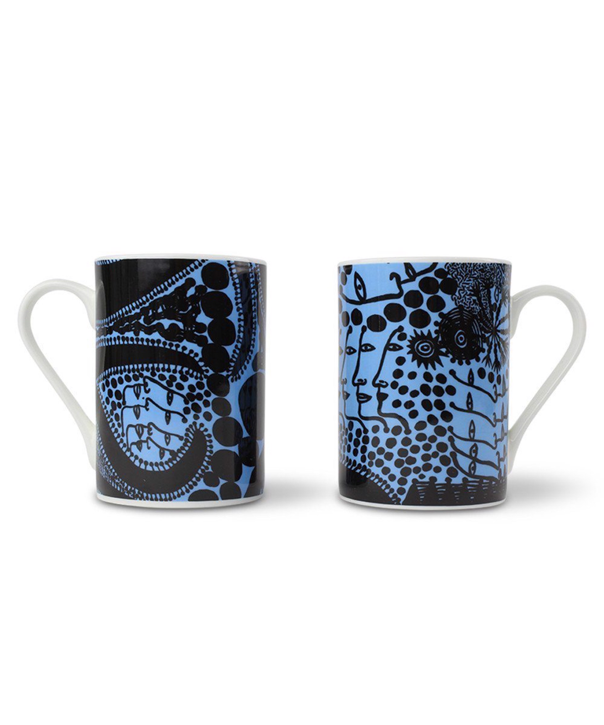 Late-Night Chat Is Filled With Dreams Mug Set by Yayoi Kusama