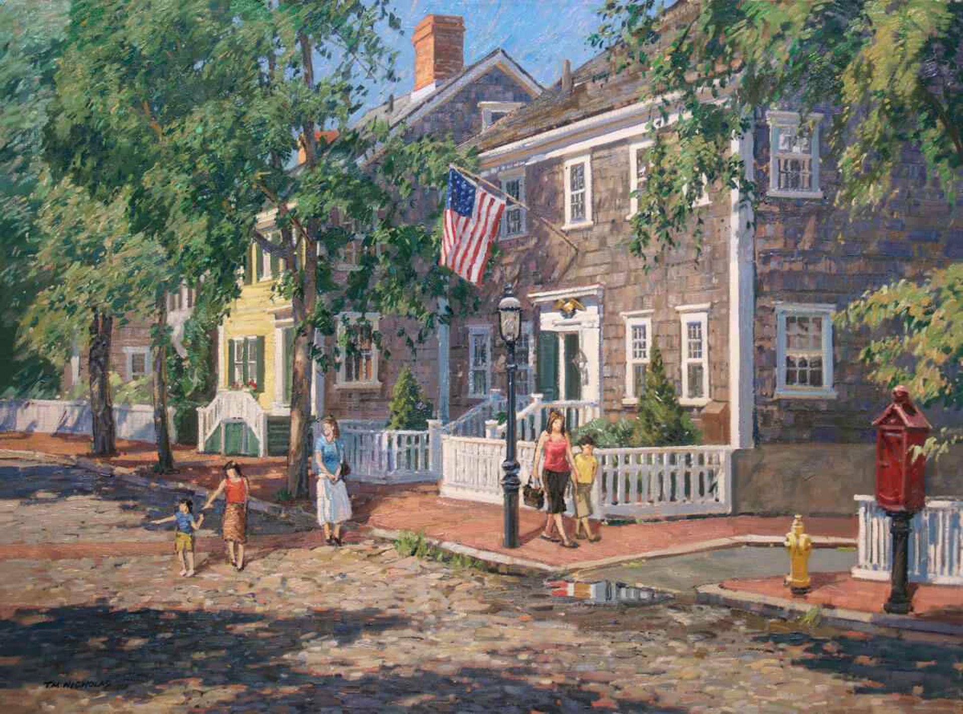 June Afternoon, Nantucket by T.M. Nicholas