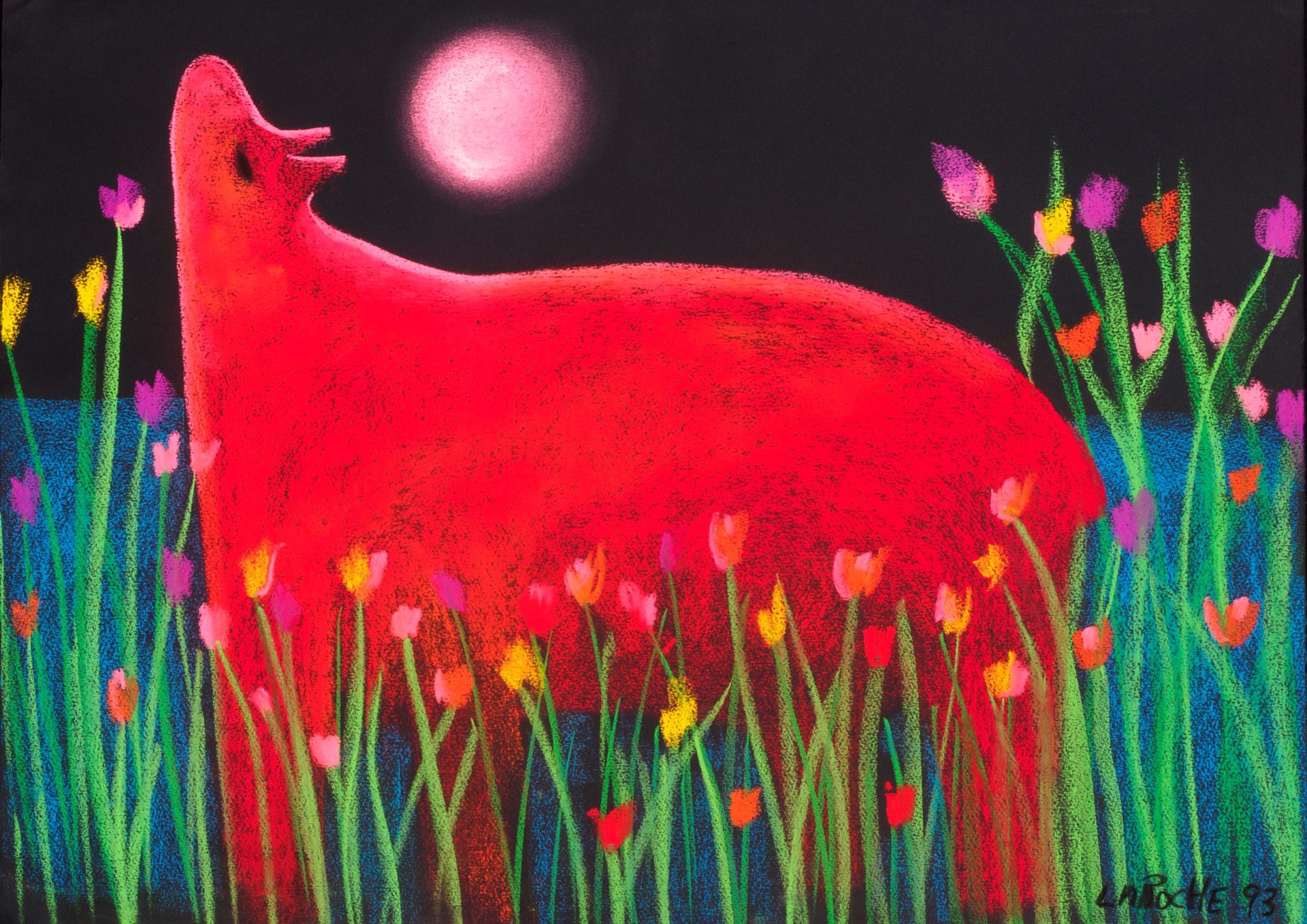 Red Bear/Red Moon by Carole LaRoche
