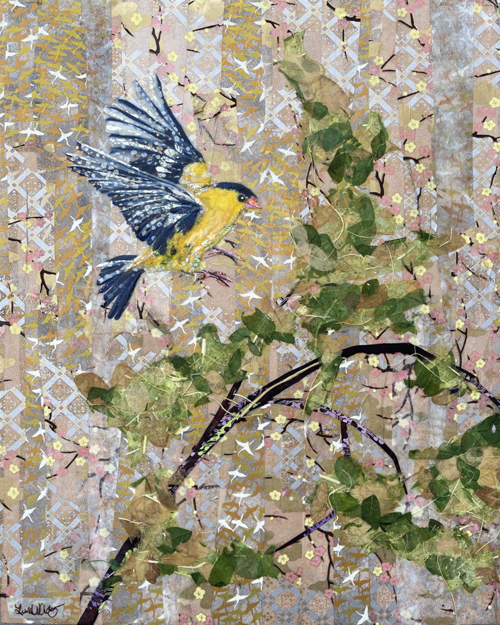 Goldfinch I - SOLD! by Laura Adams