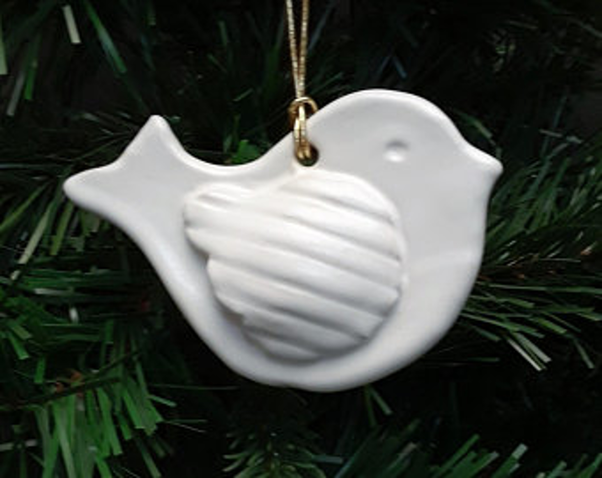 LB22 Ornament Dove by Lin Barnhardt