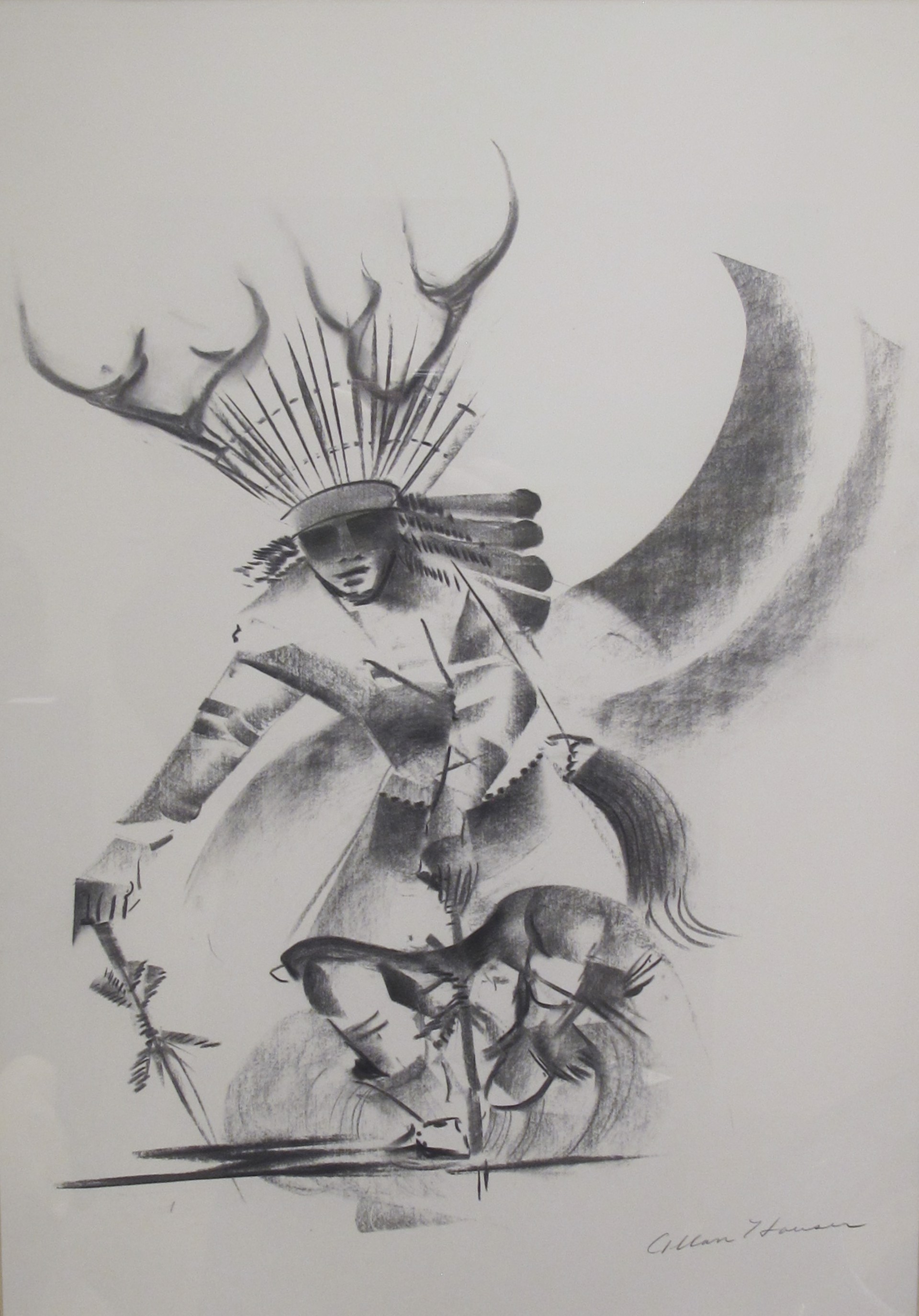 Pueblo Deer Dancer by Allan Houser