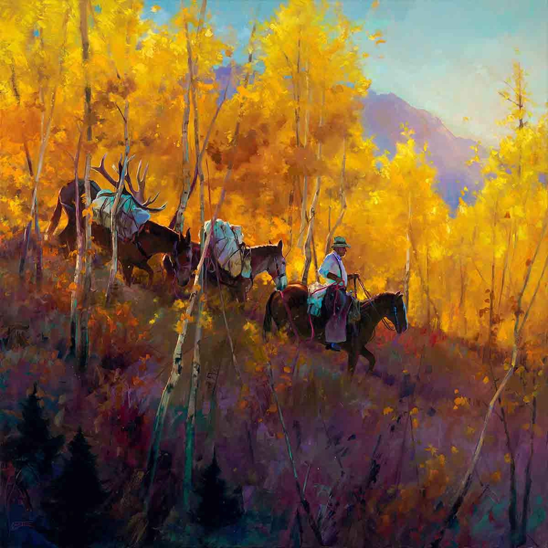 Along the Golden Trail by Colt Idol