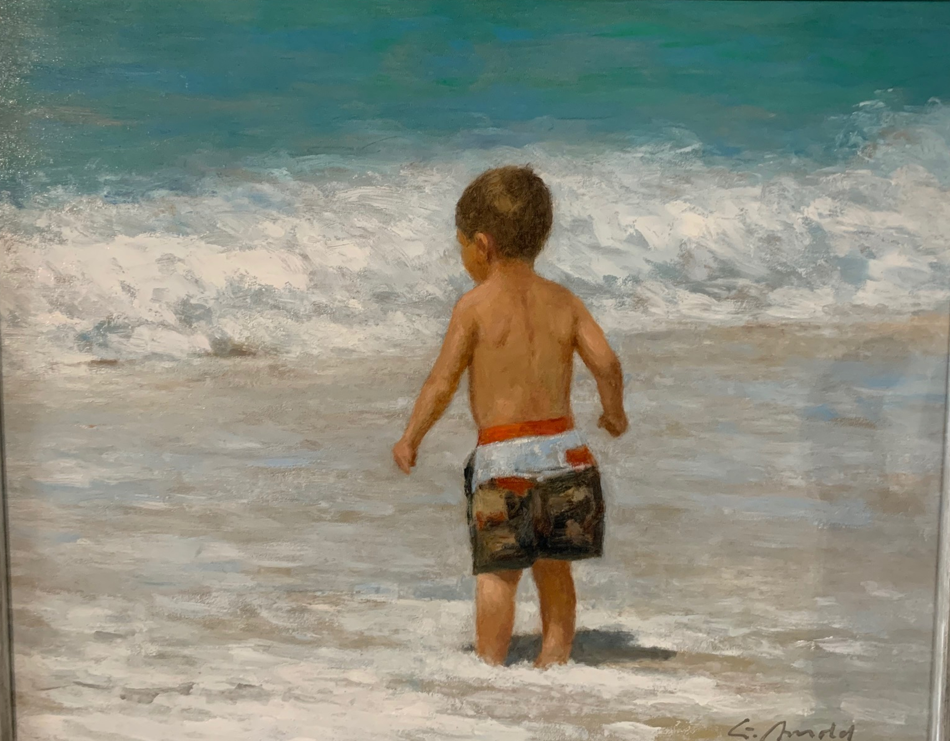 Boy on the Beach by Gerhard Arnold
