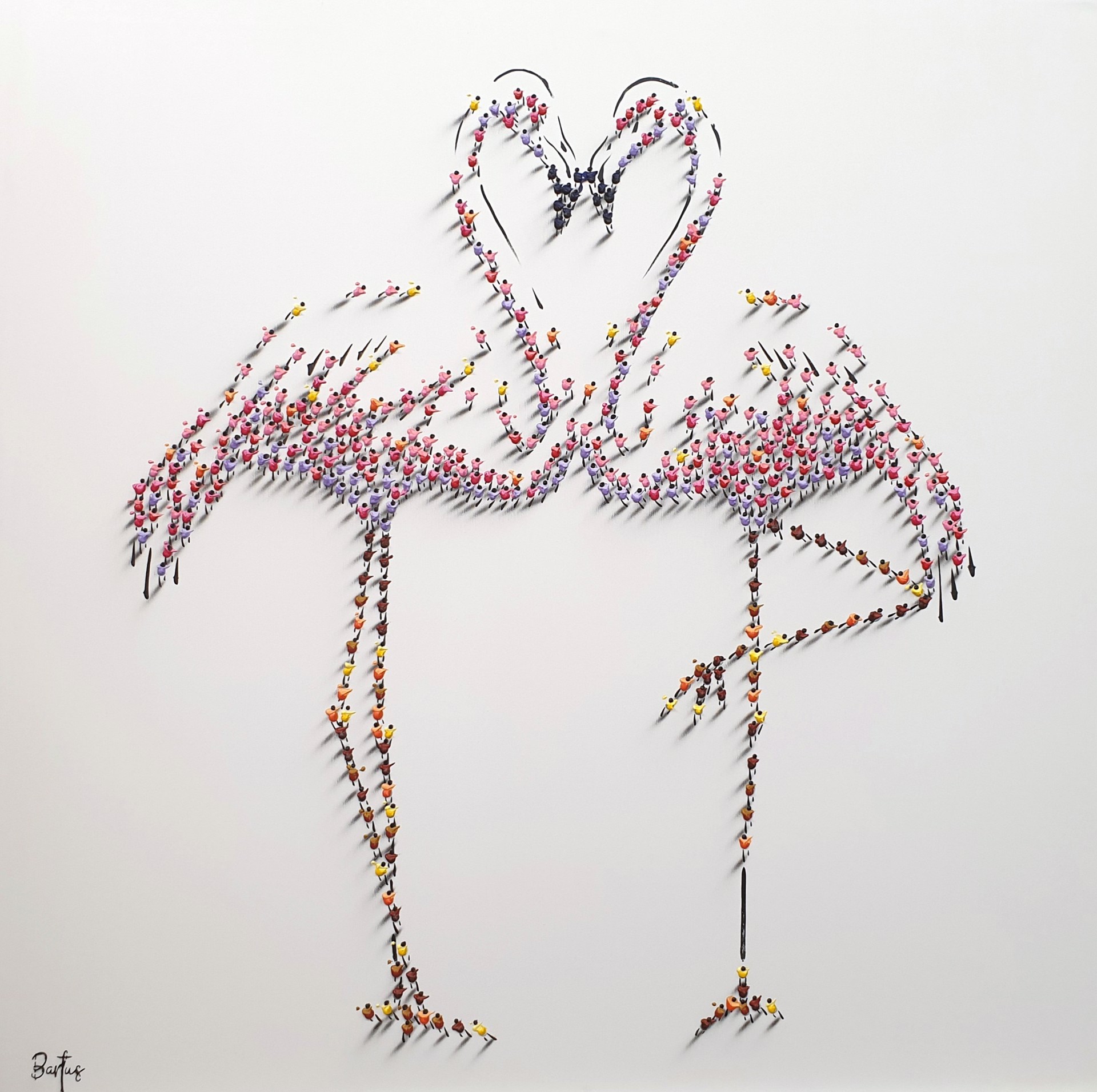 Flamingos by Francisco Bartus