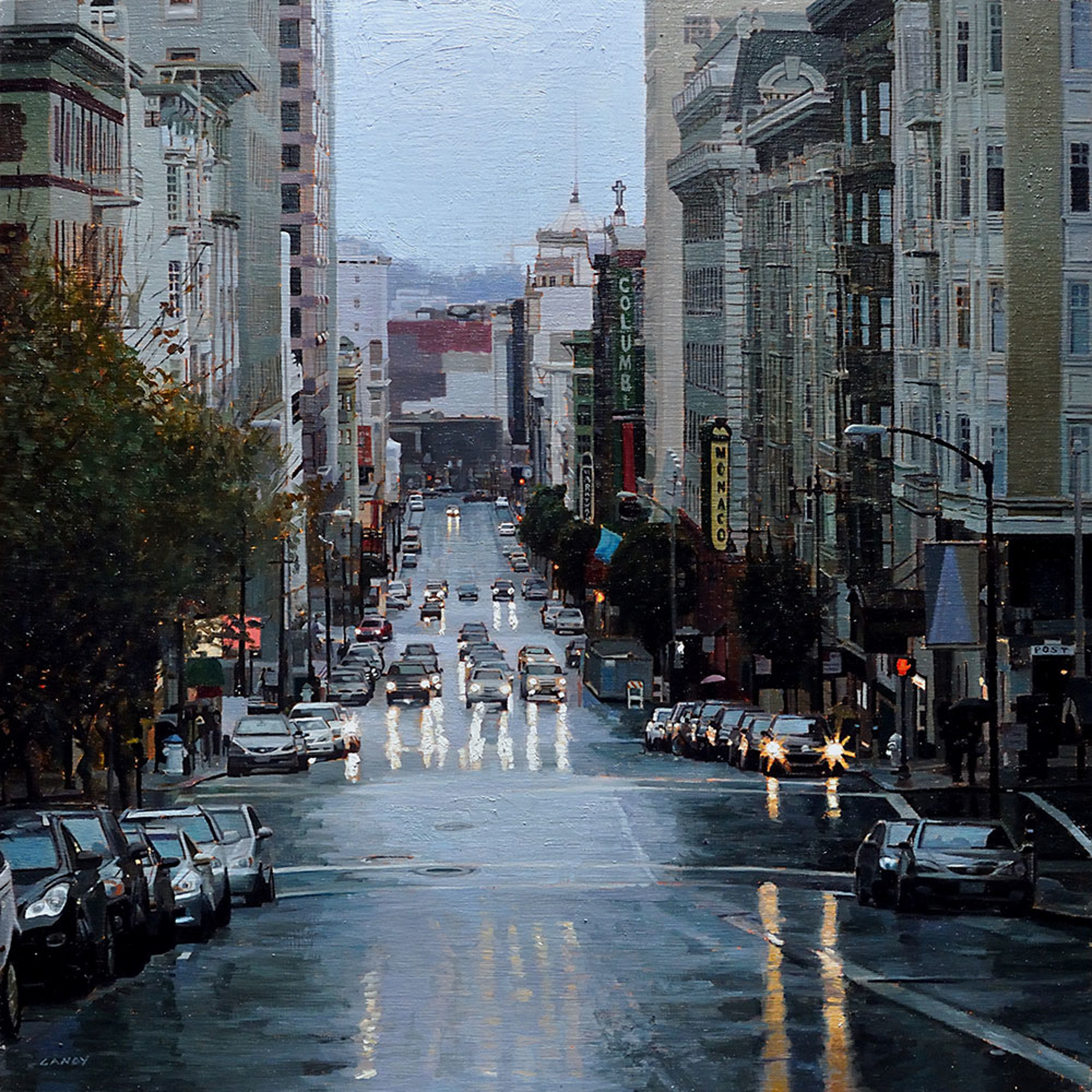 Looking Down Taylor Street by Greg Gandy