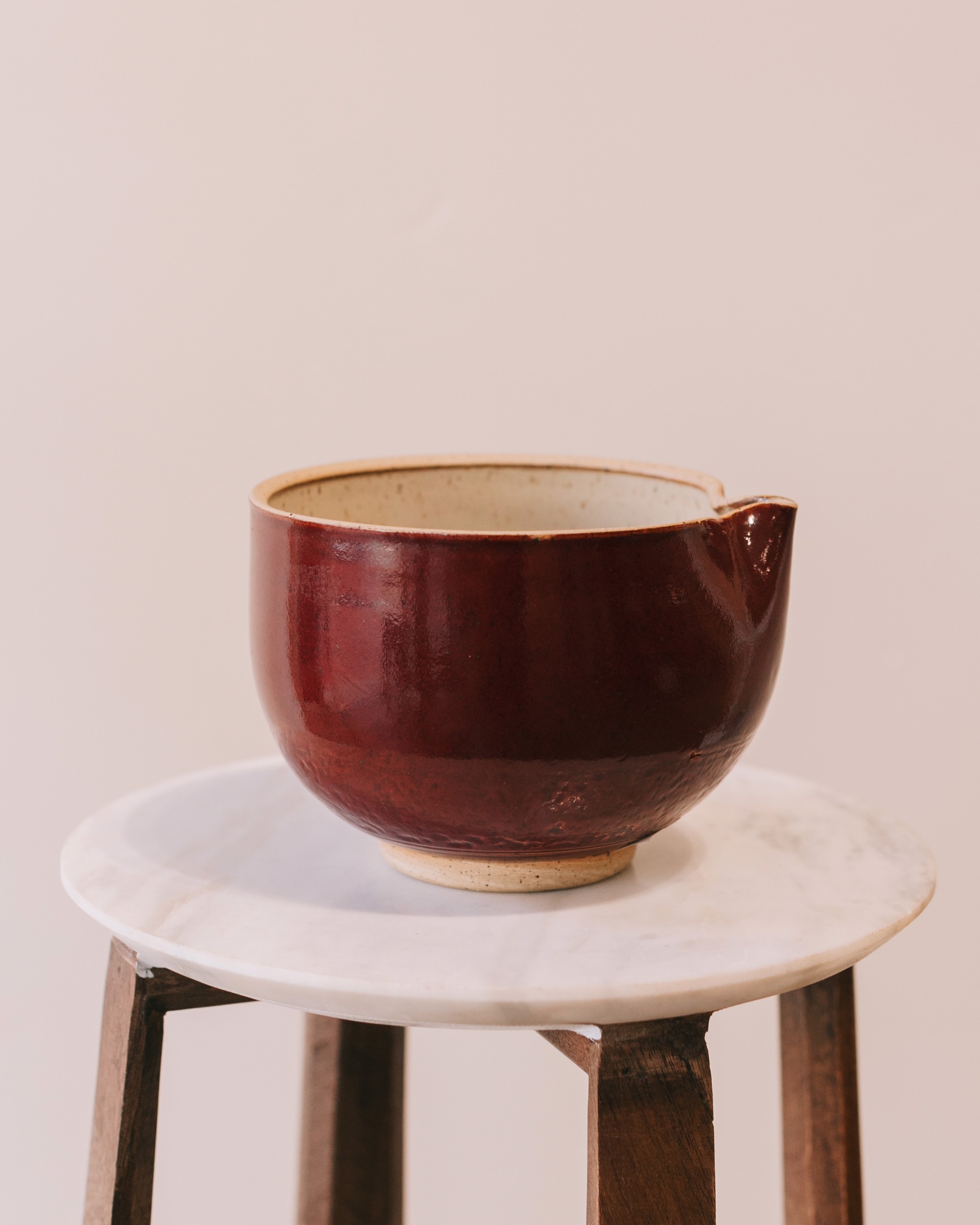 Mixing Bowl w/ Pouring Spout 065 by Buck Dollarhide