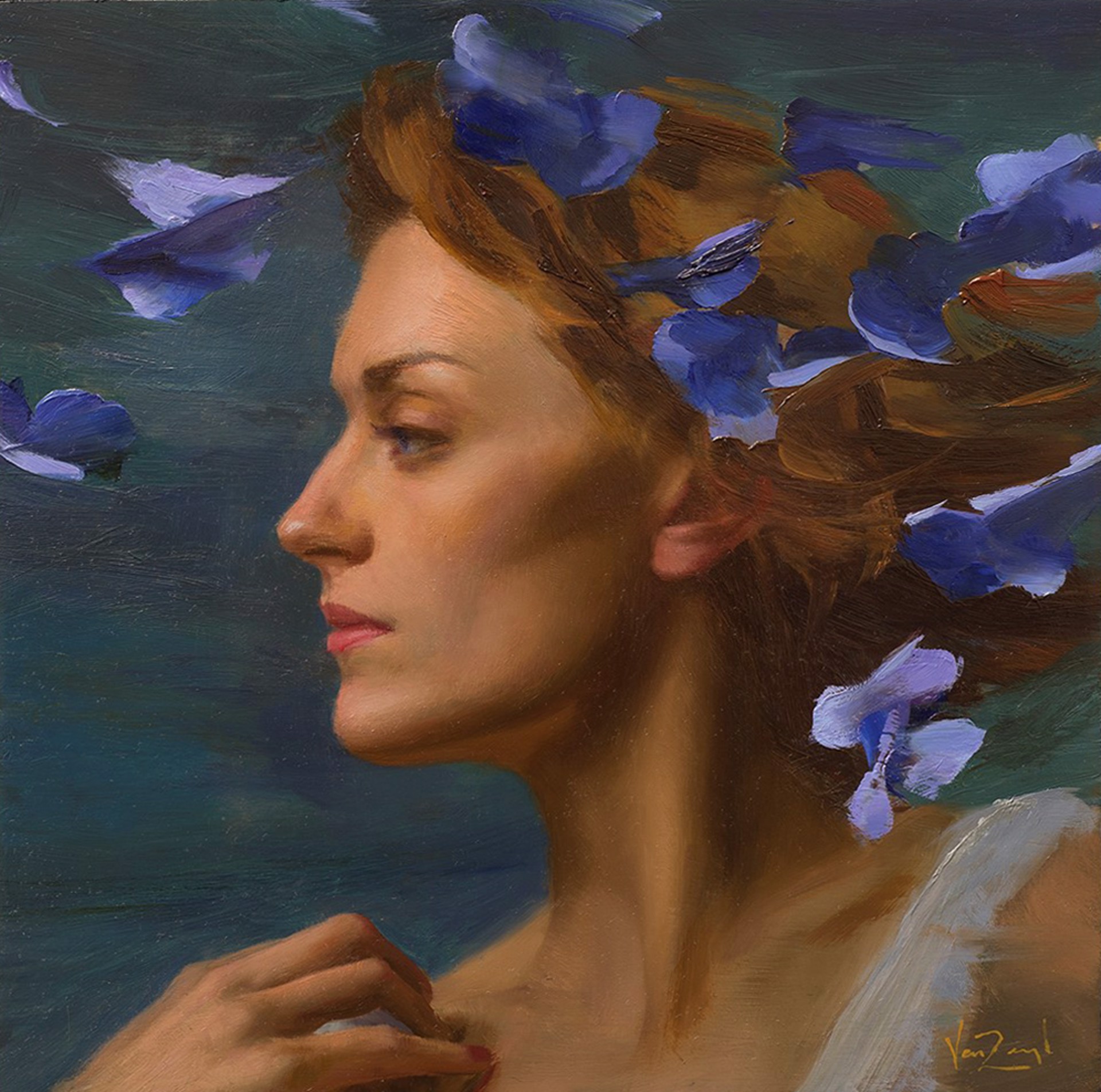 Kelsey in Blue by Michael Van Zeyl
