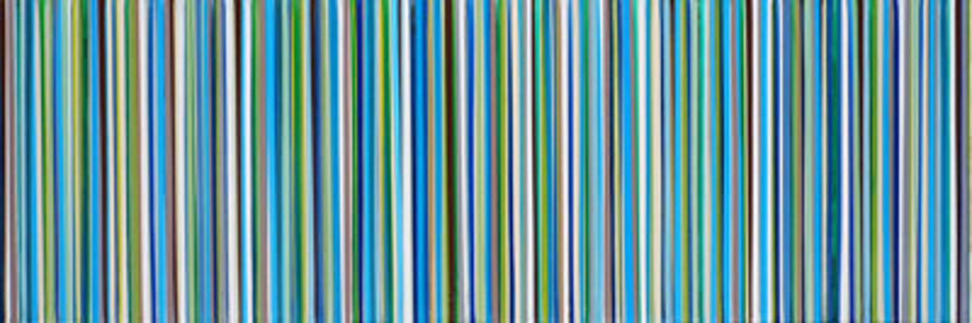 Teal Stripe II by Michael Hoffman