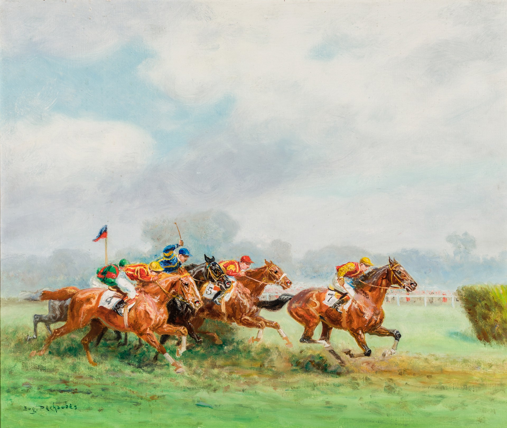 RACING (a pair) by Eugene Pechaubes
