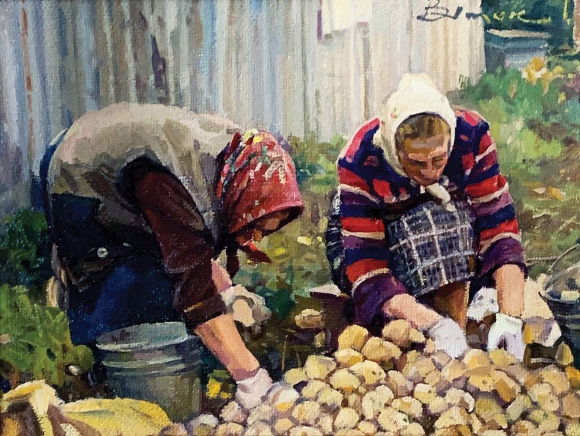 Digging Potatoes by Ivan Vityuk