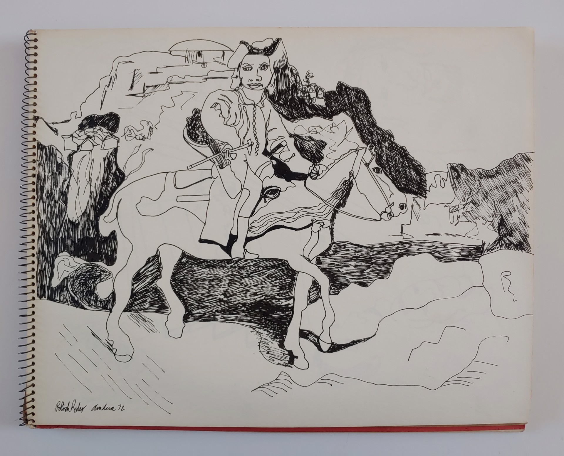 February 1972 Sketchbook by David Amdur