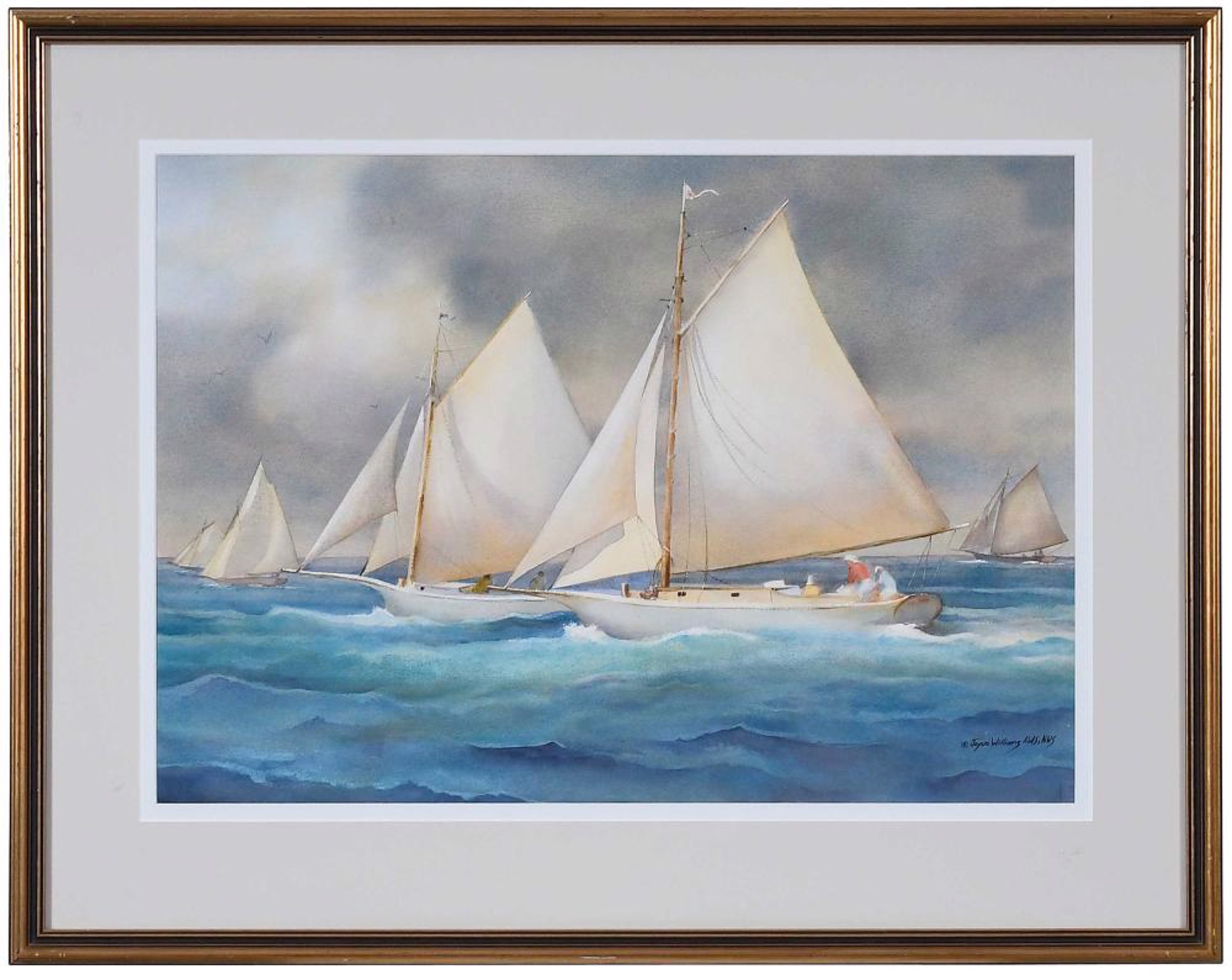 Race of the Sloops by Joyce Williams