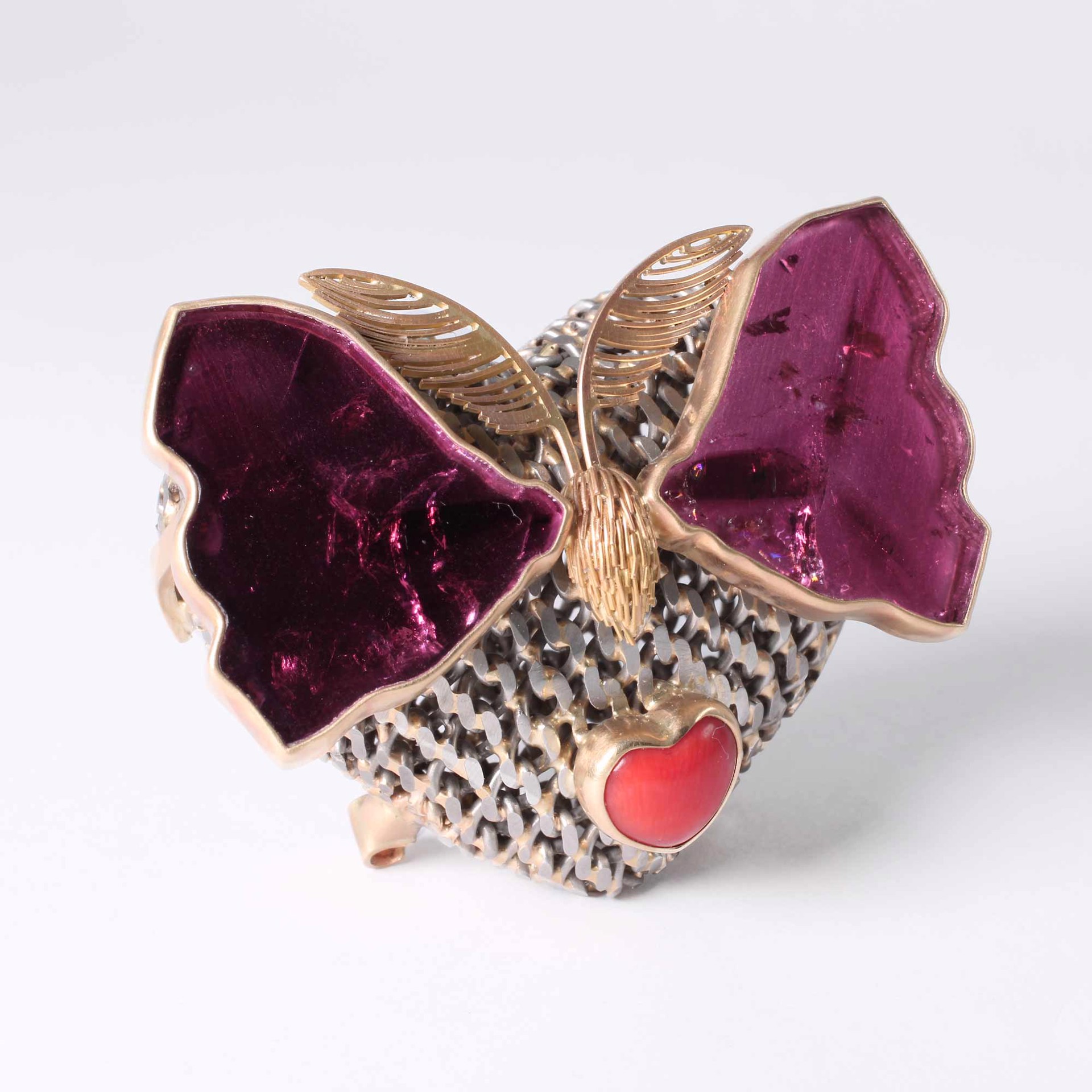 mothra brooch by Lola Brooks