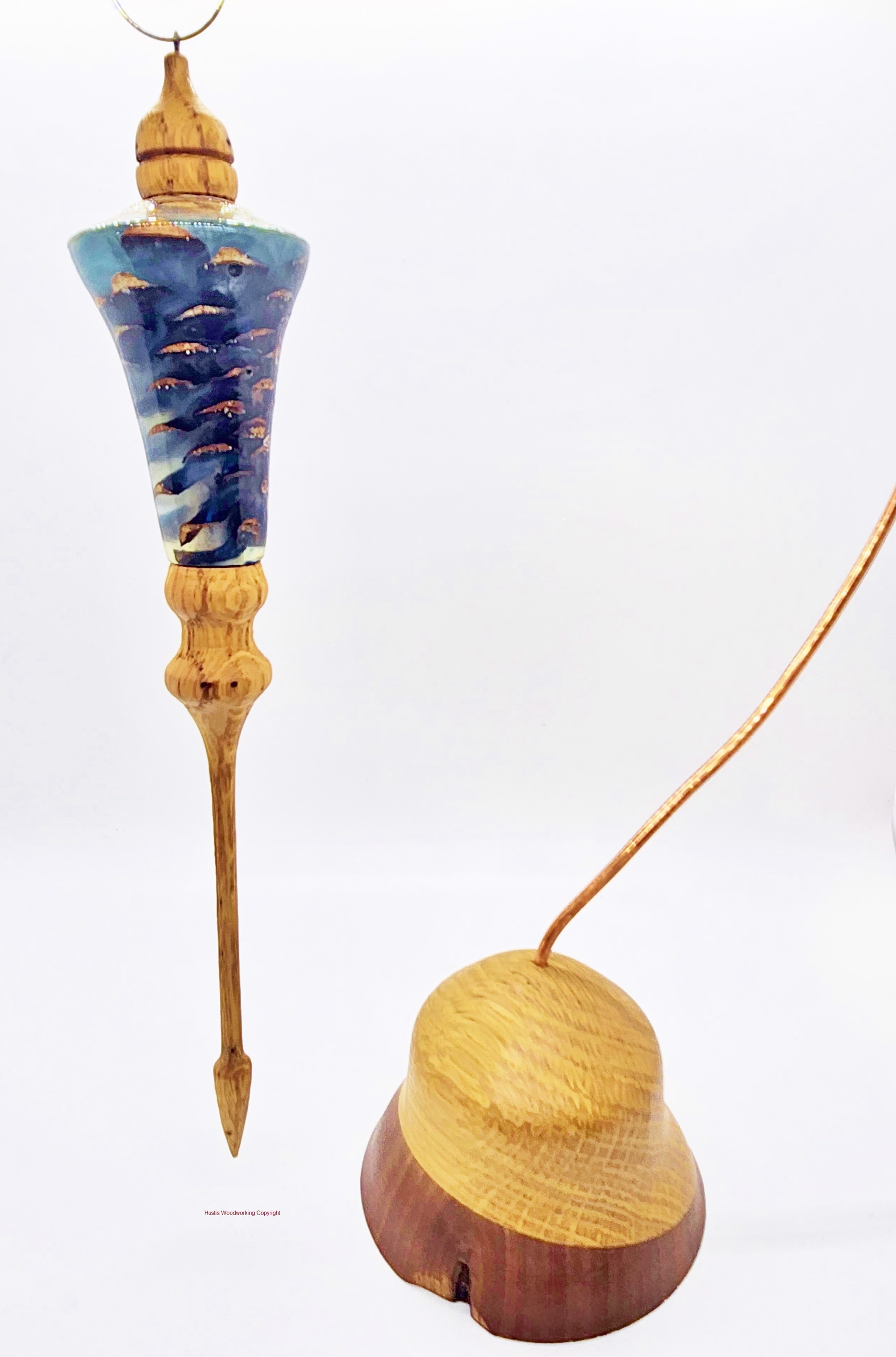 Woodturned Ornament #10 by Mark Hustis