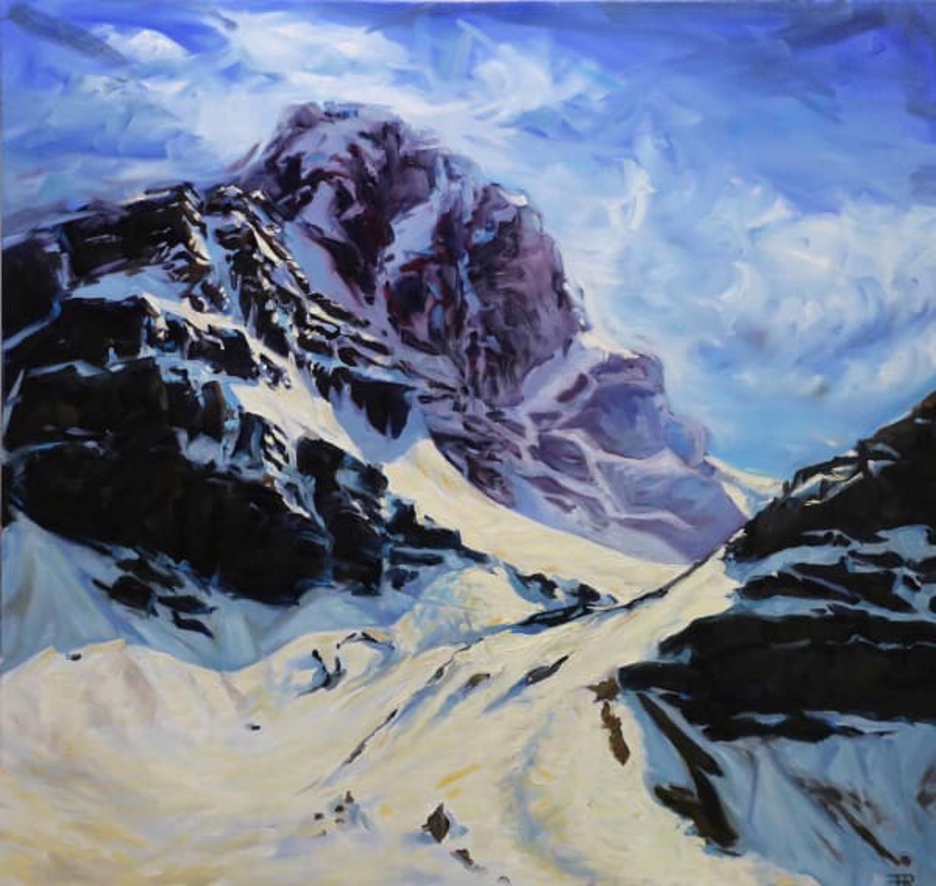 Crowfoot Mountain by Pascale Robinson