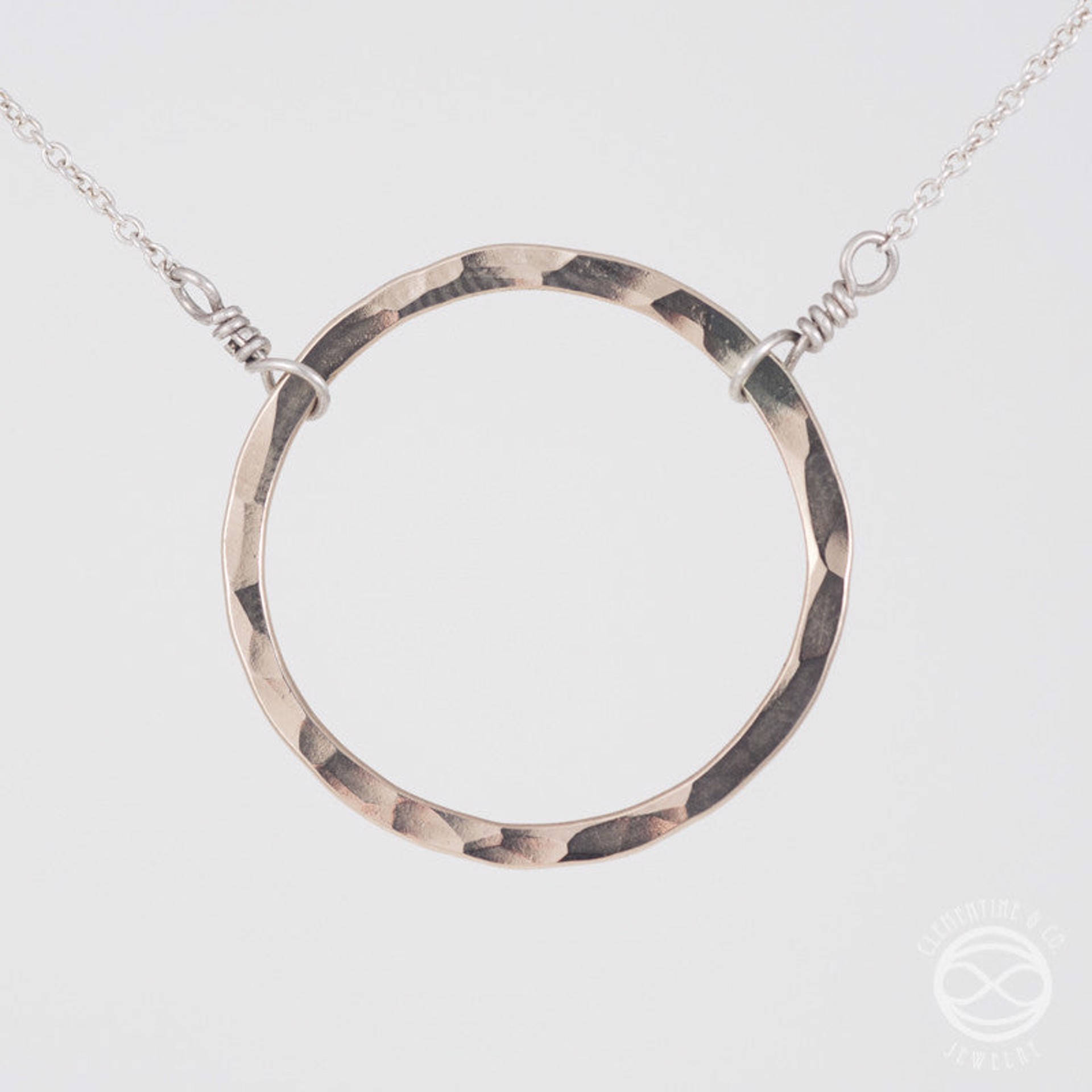 Circle Necklace - silver by Clementine & Co. Jewelry