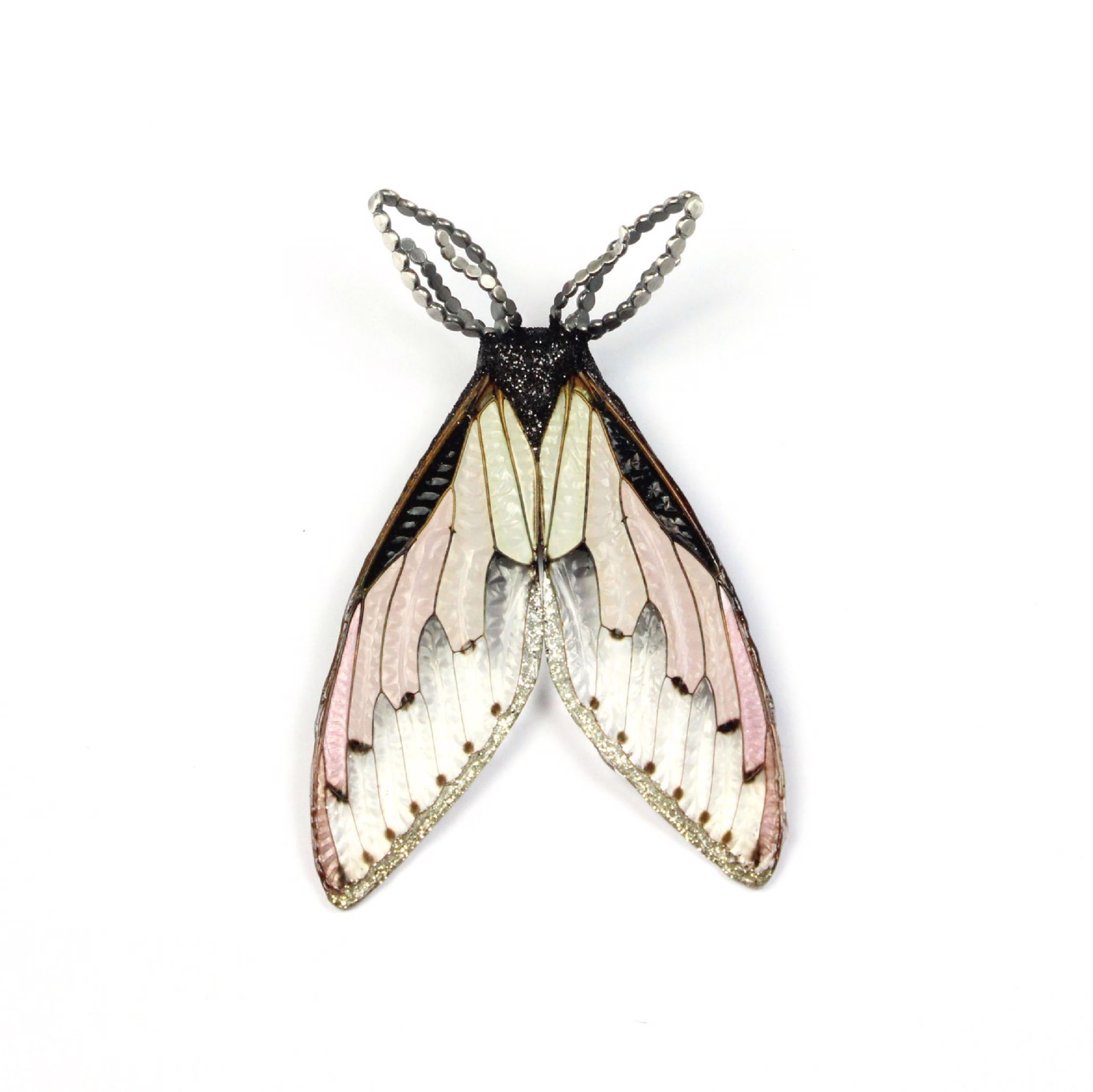 Blush Cicada Brooch by Märta Mattsson