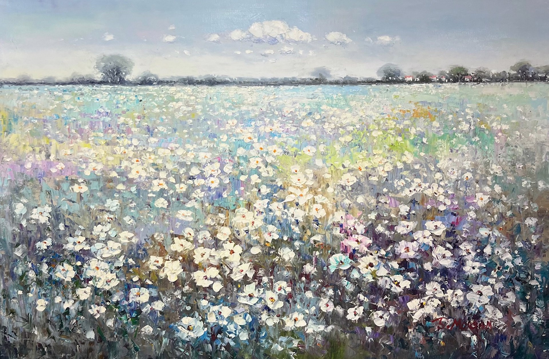 Pastel Field by Jan Morgan