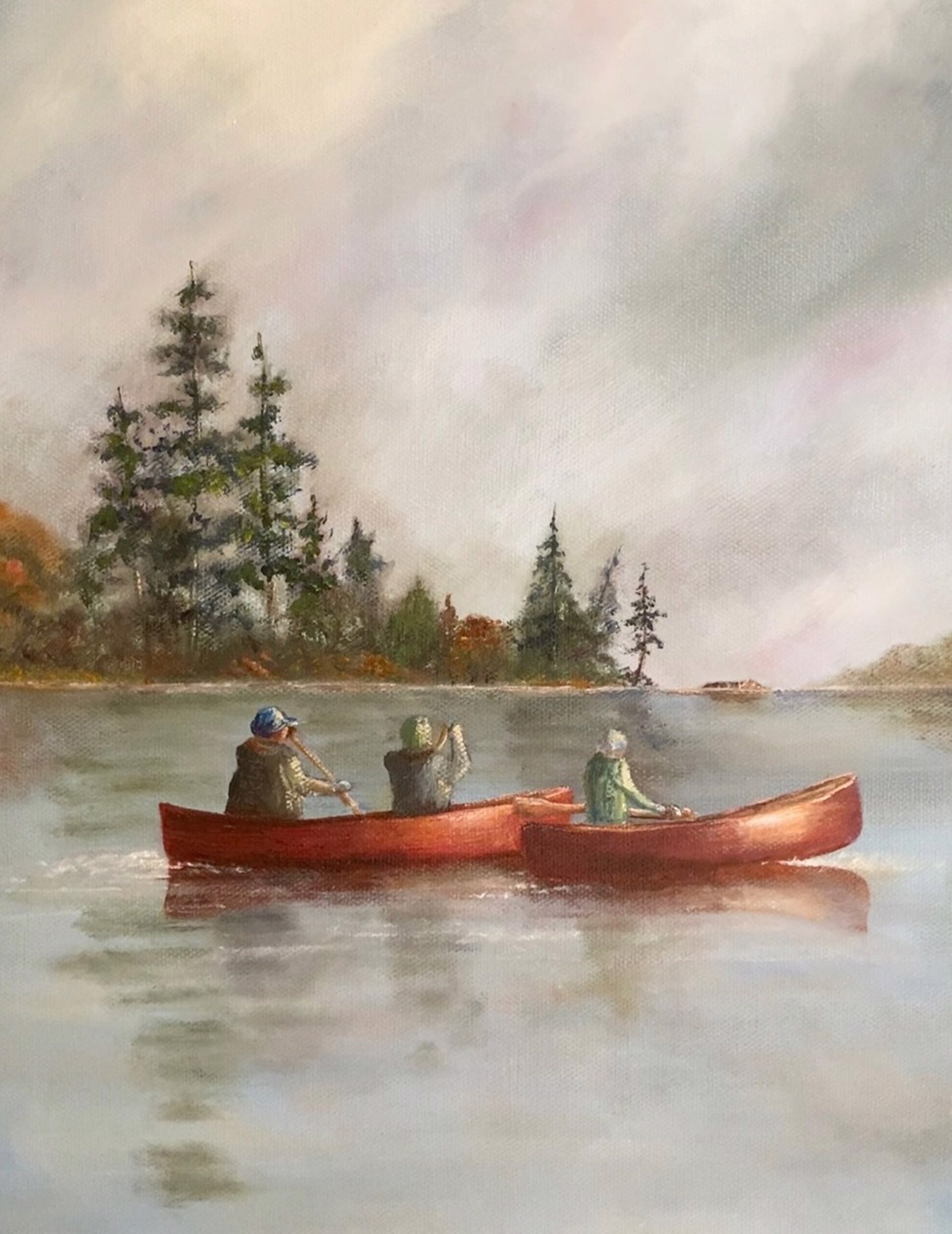 Thanksgiving at the Lake by Joy McCallister