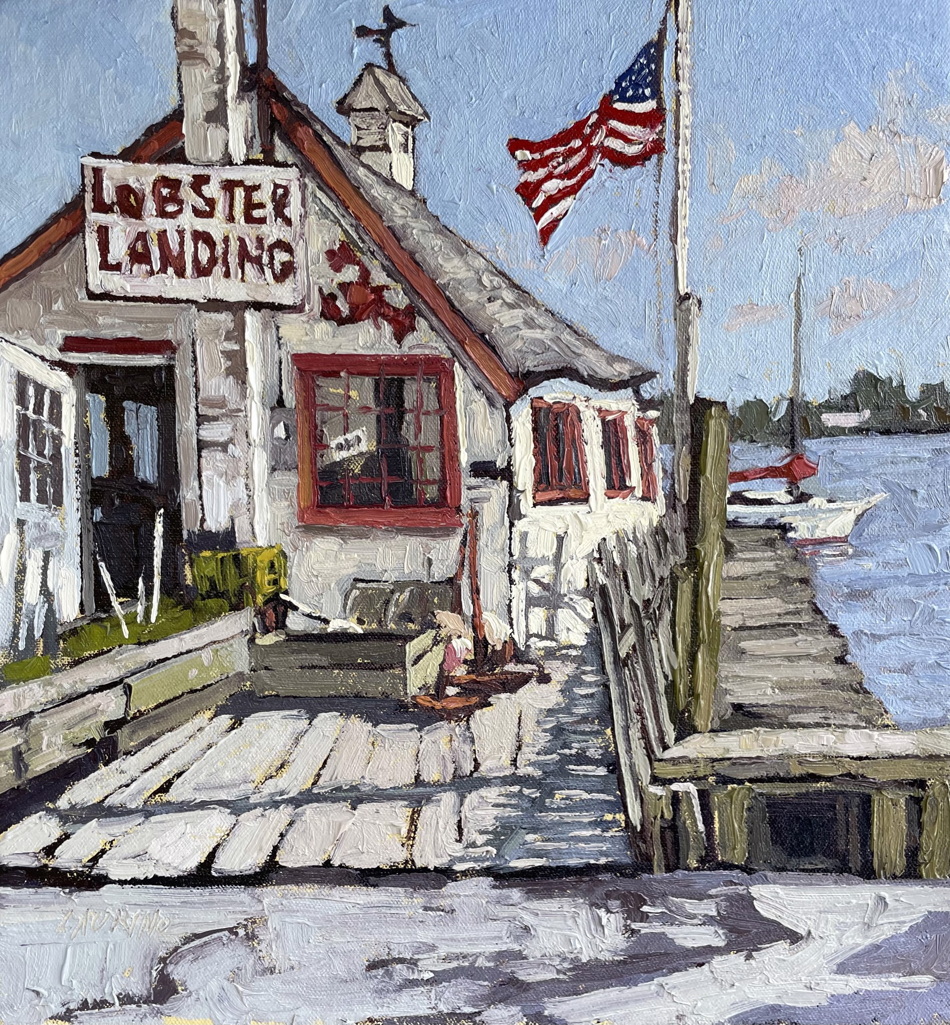 Lobster Landing by Jim Laurino