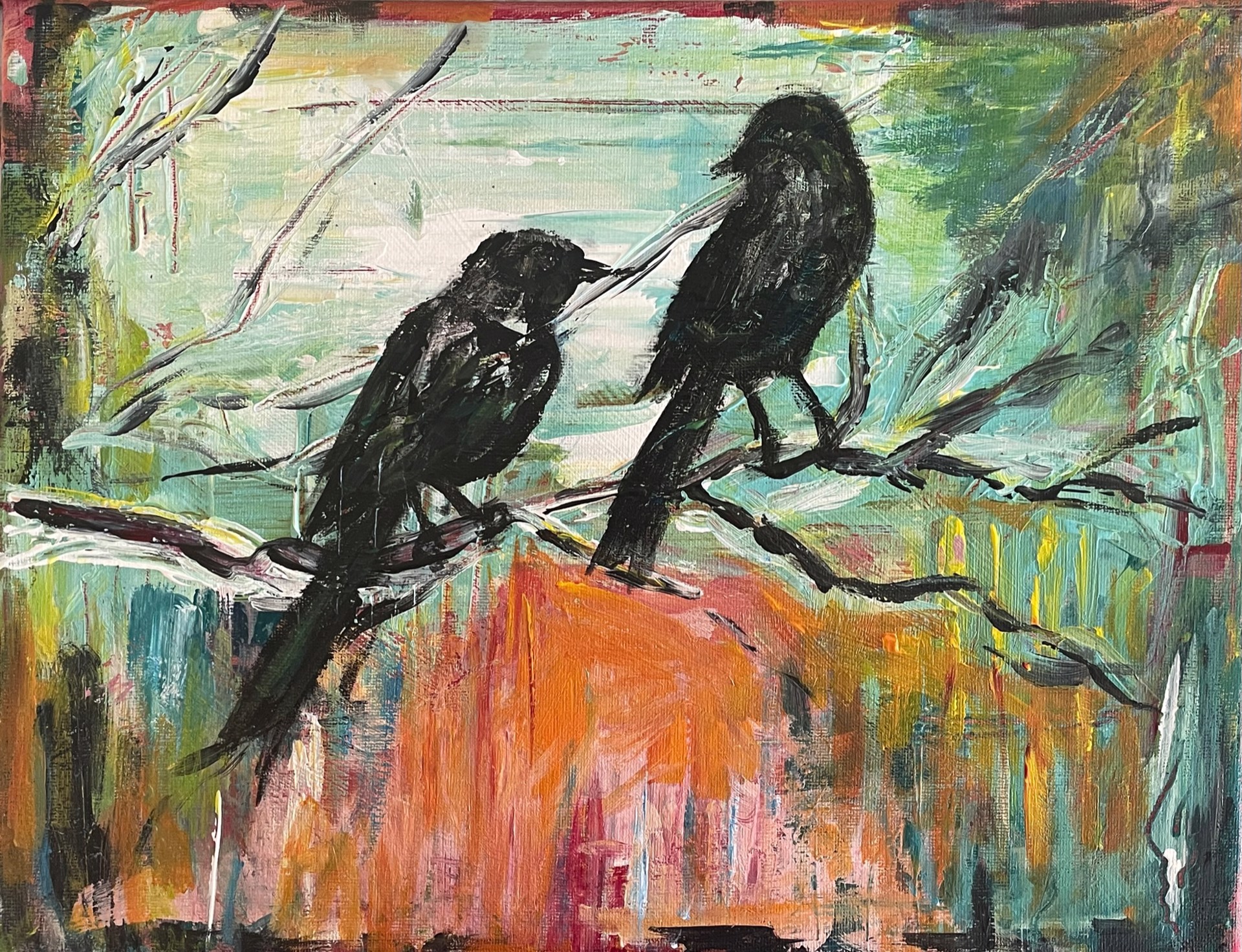 Birds on a Branch by Keri Davis