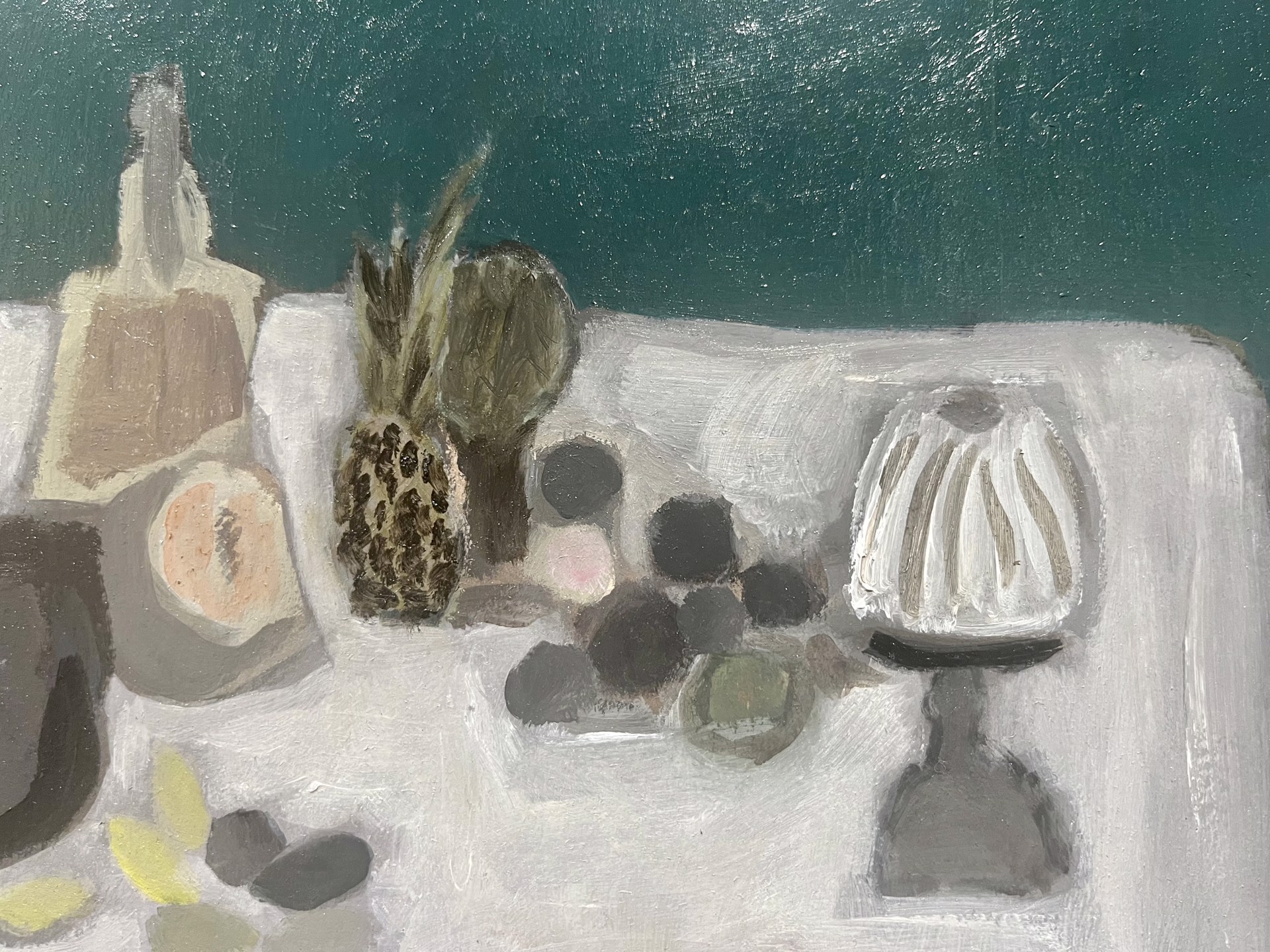 Birthday Cake and Pineapple by Gigi Mills