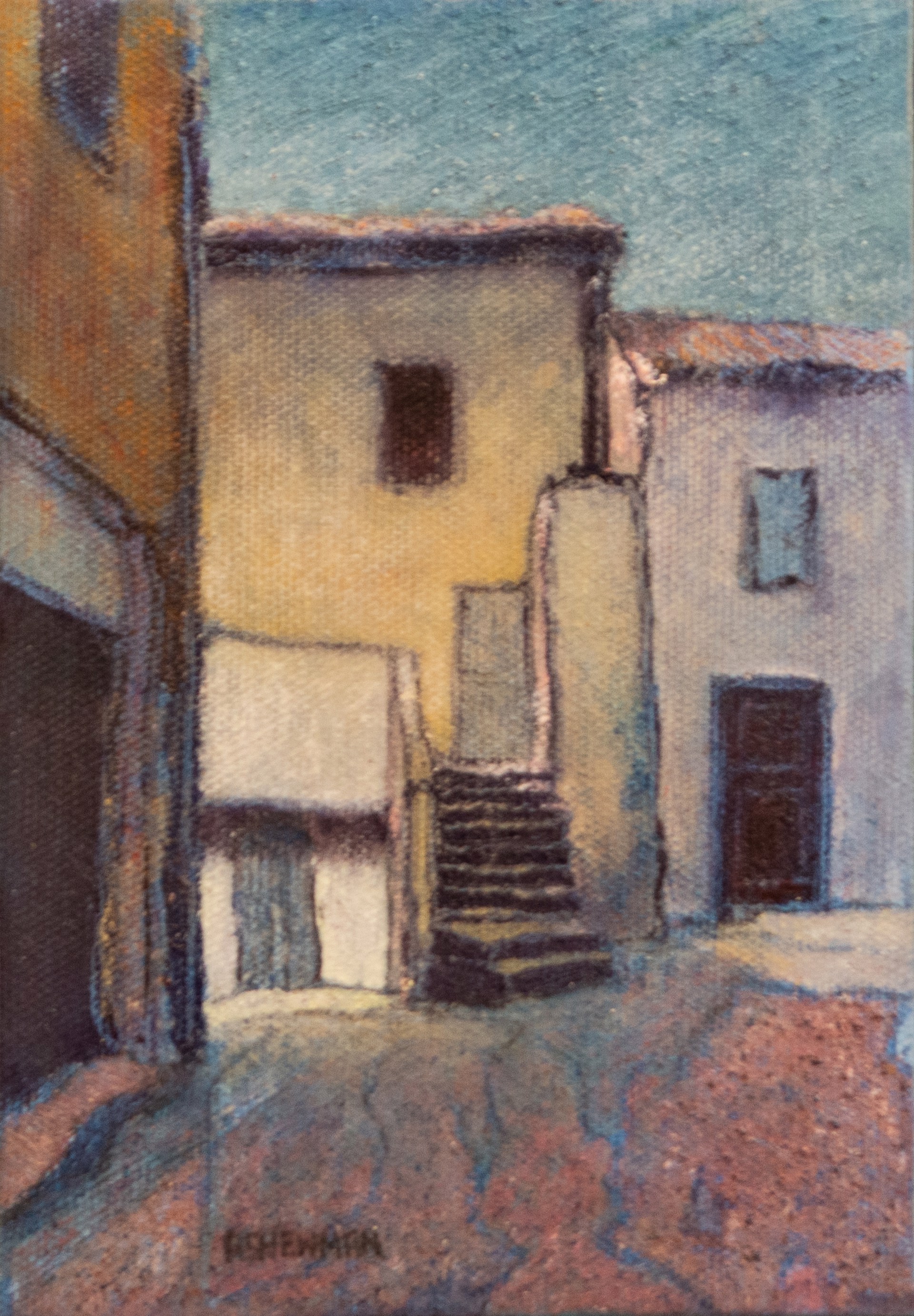 House with Stairs (St. Pons) by Andy Newman