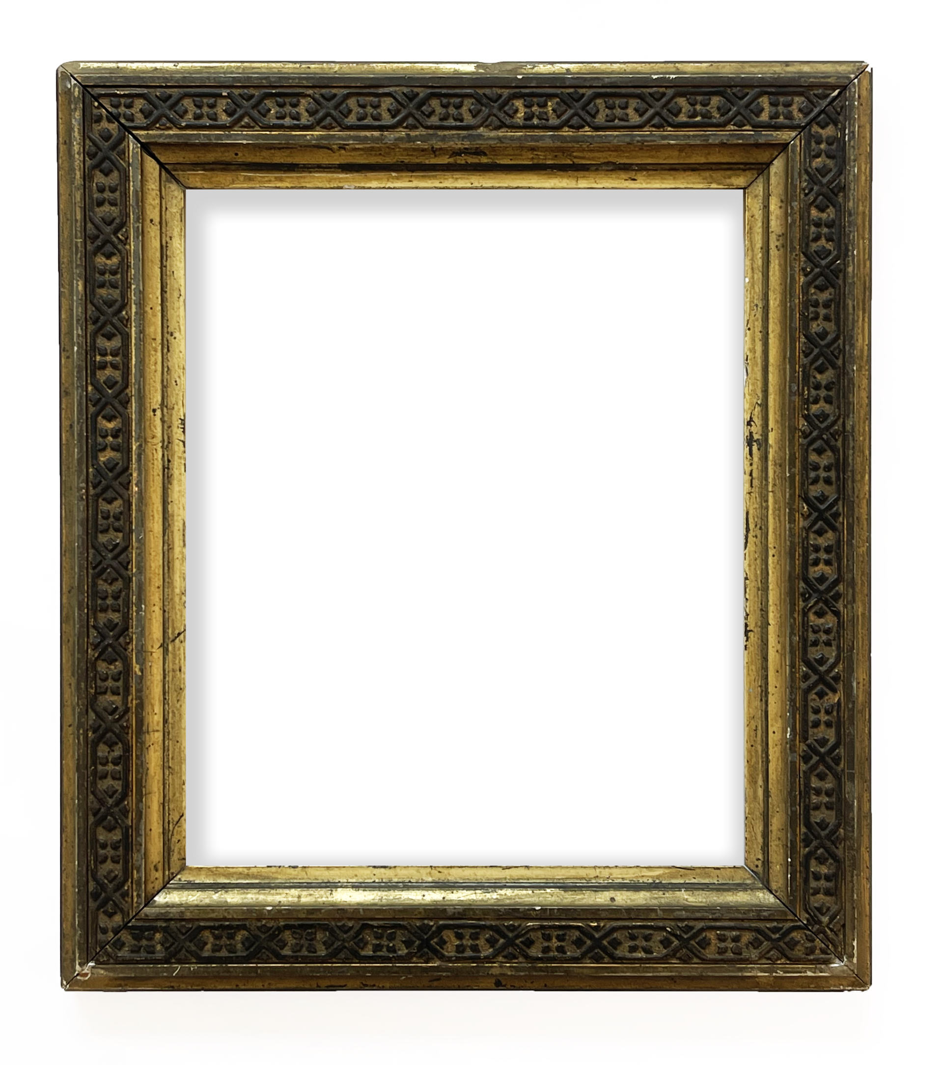 Antique Victorian Gold Gilt Frame with Ornate, Carved Detail by Antique Frame