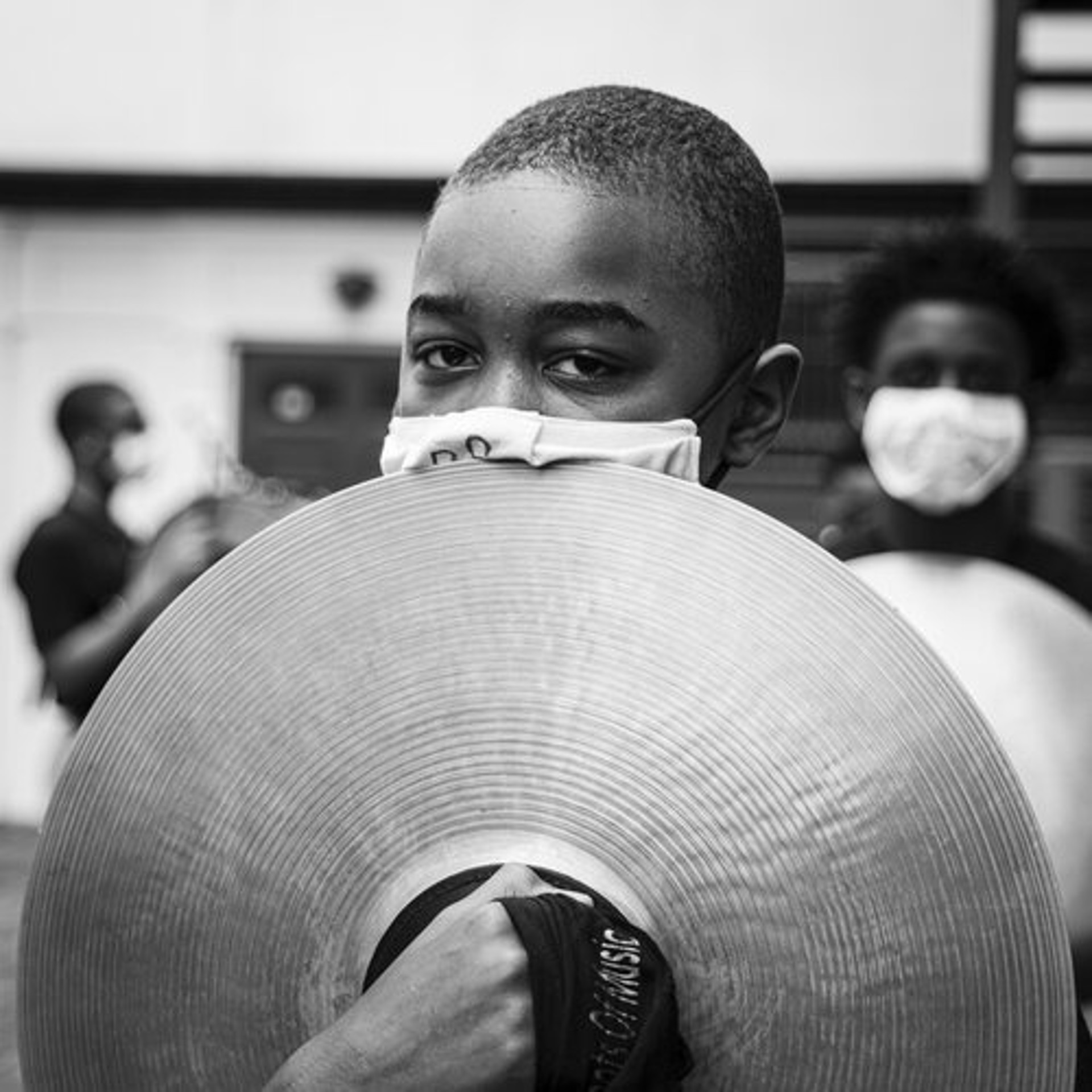 Boy and Cymbal by Kevin Greenblat