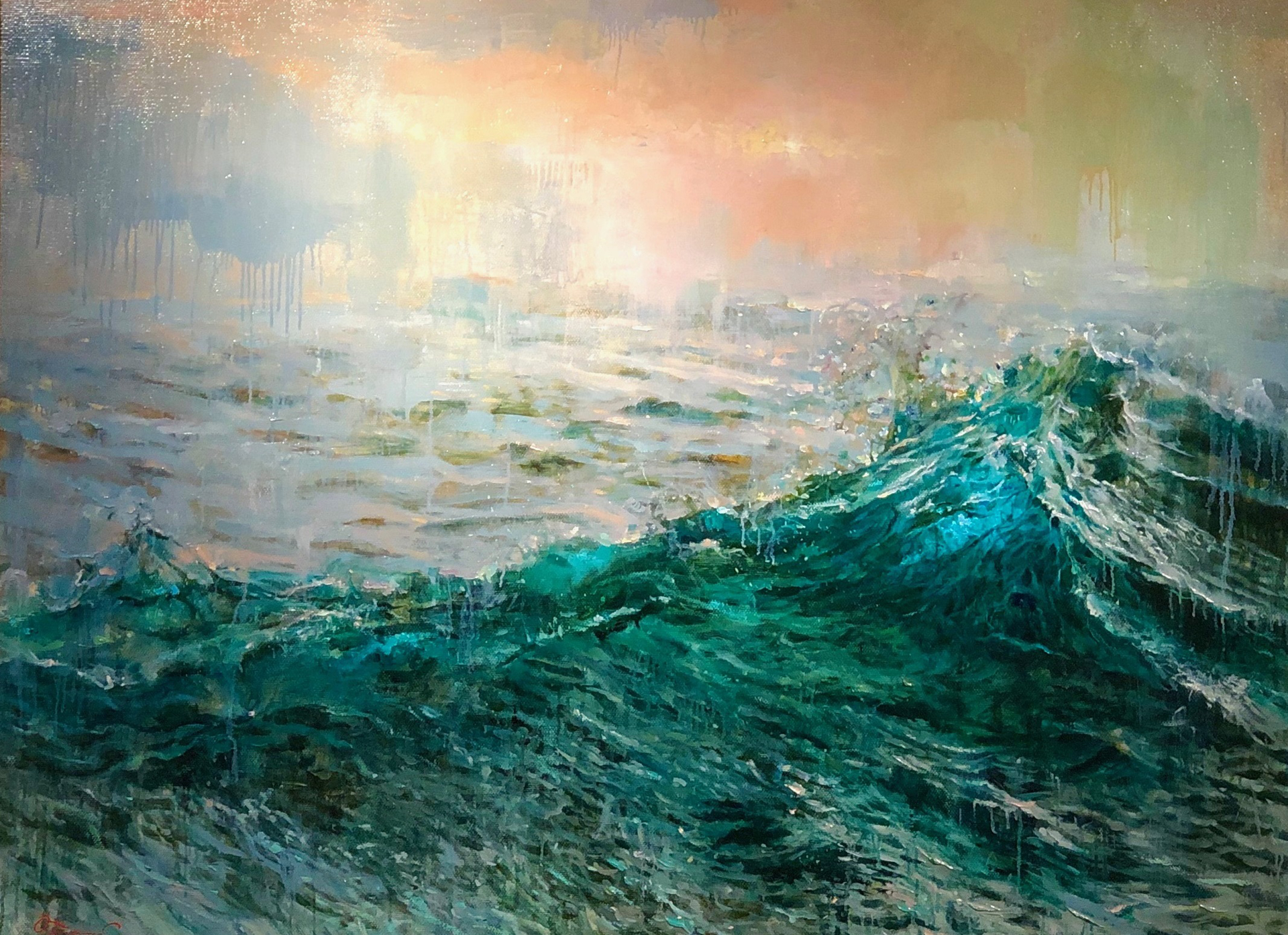 "Aquamarine Wave" by Oleg Trofimov