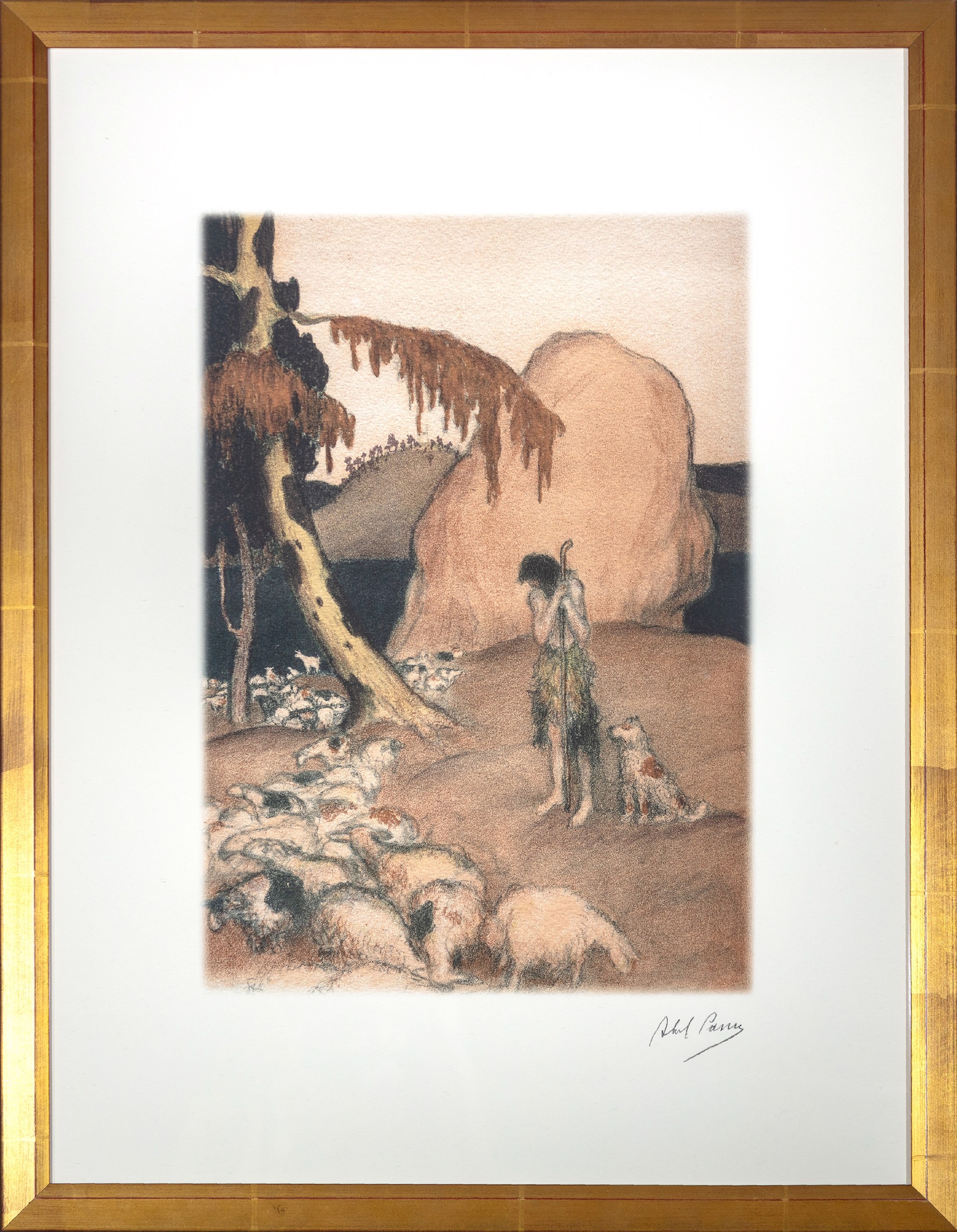 "Abel Was A Keeper of Sheep" from the Genesis Portfolio by Abel Pann