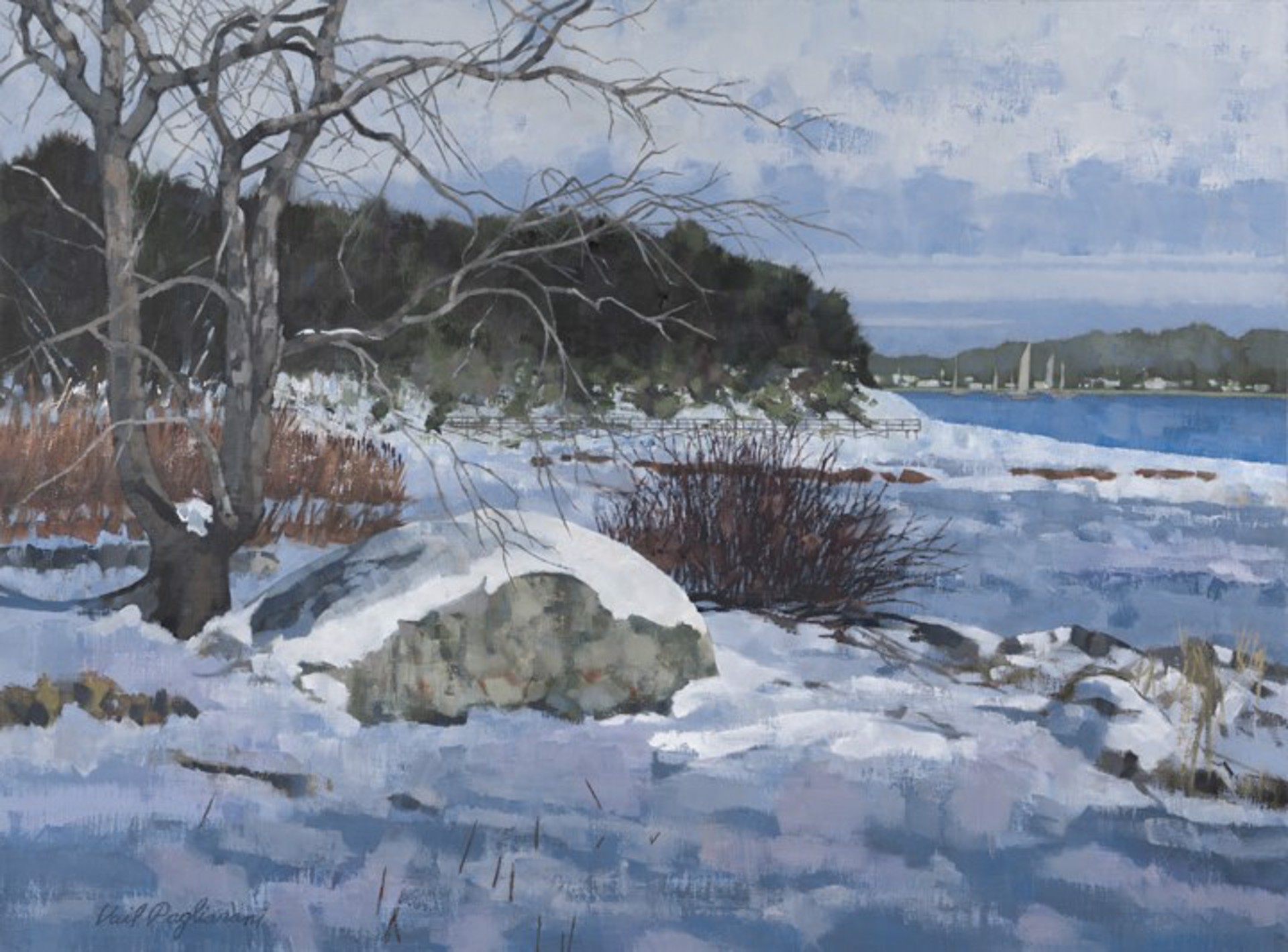 Walker's Creek, winter by Vail Pagliarani