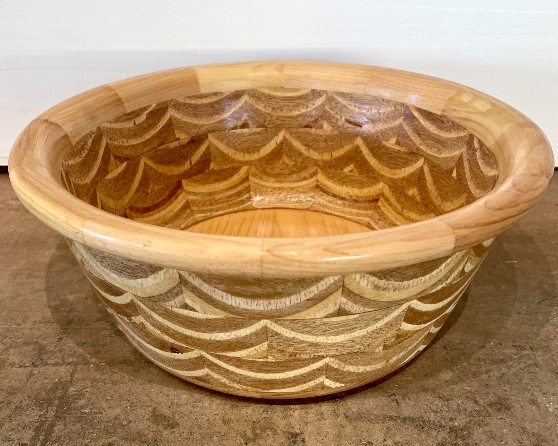 Hand Carved Bowl 8 by William Dunaway
