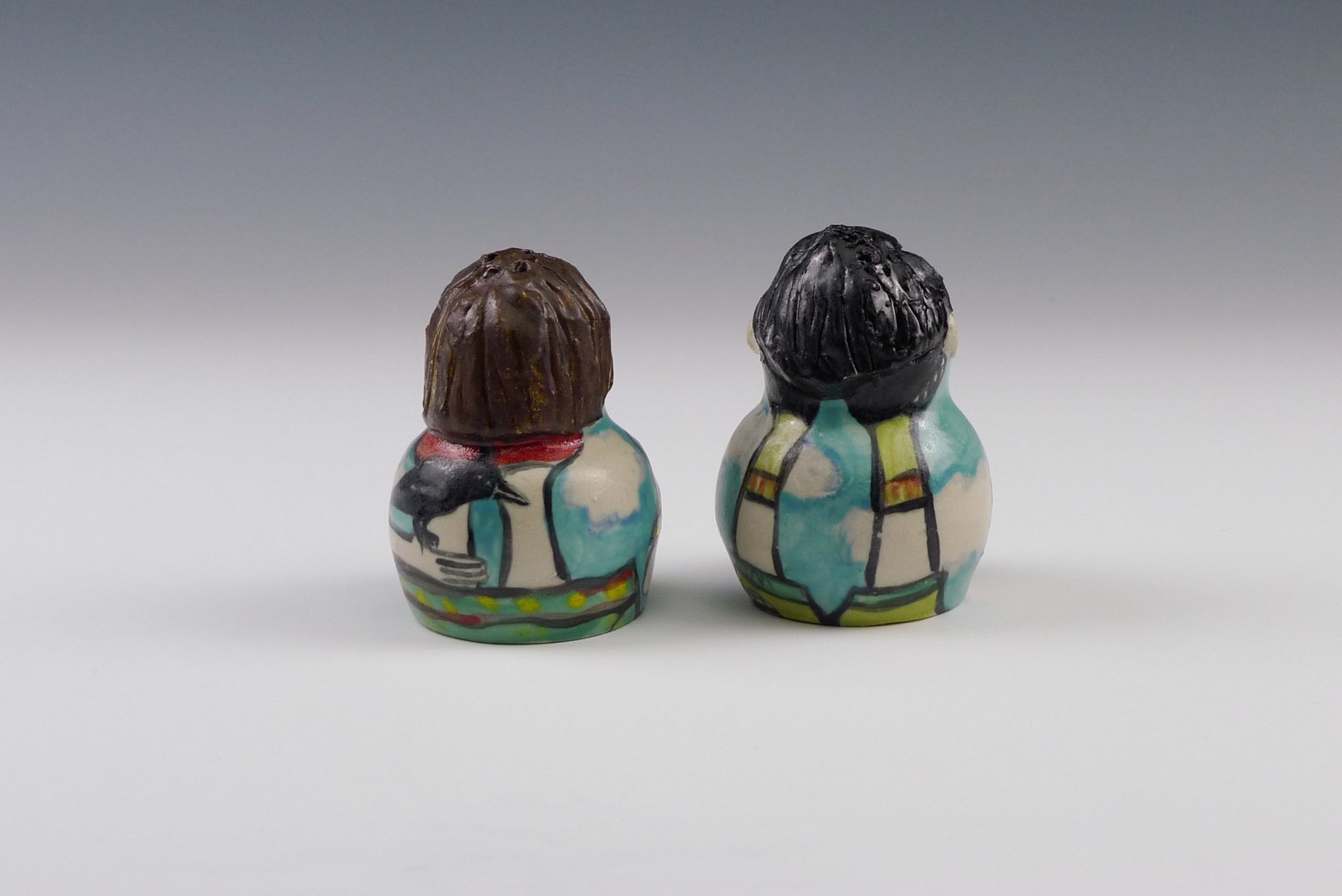 Salt and Pepper Couple by Wendy Olson