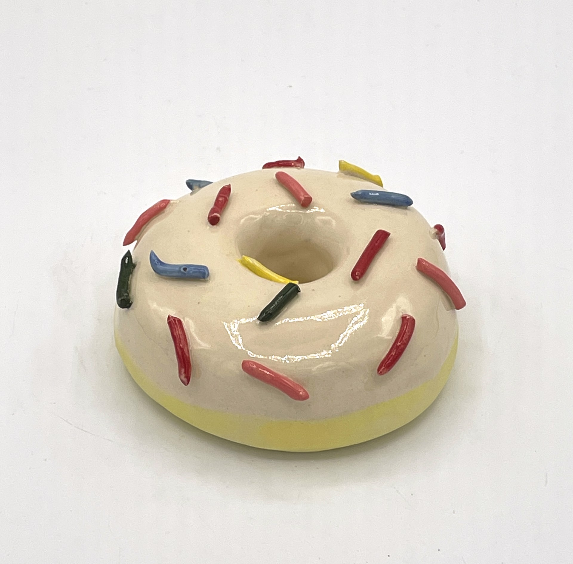 Lemon Donut with Sprinkles by Liv Antonecchia