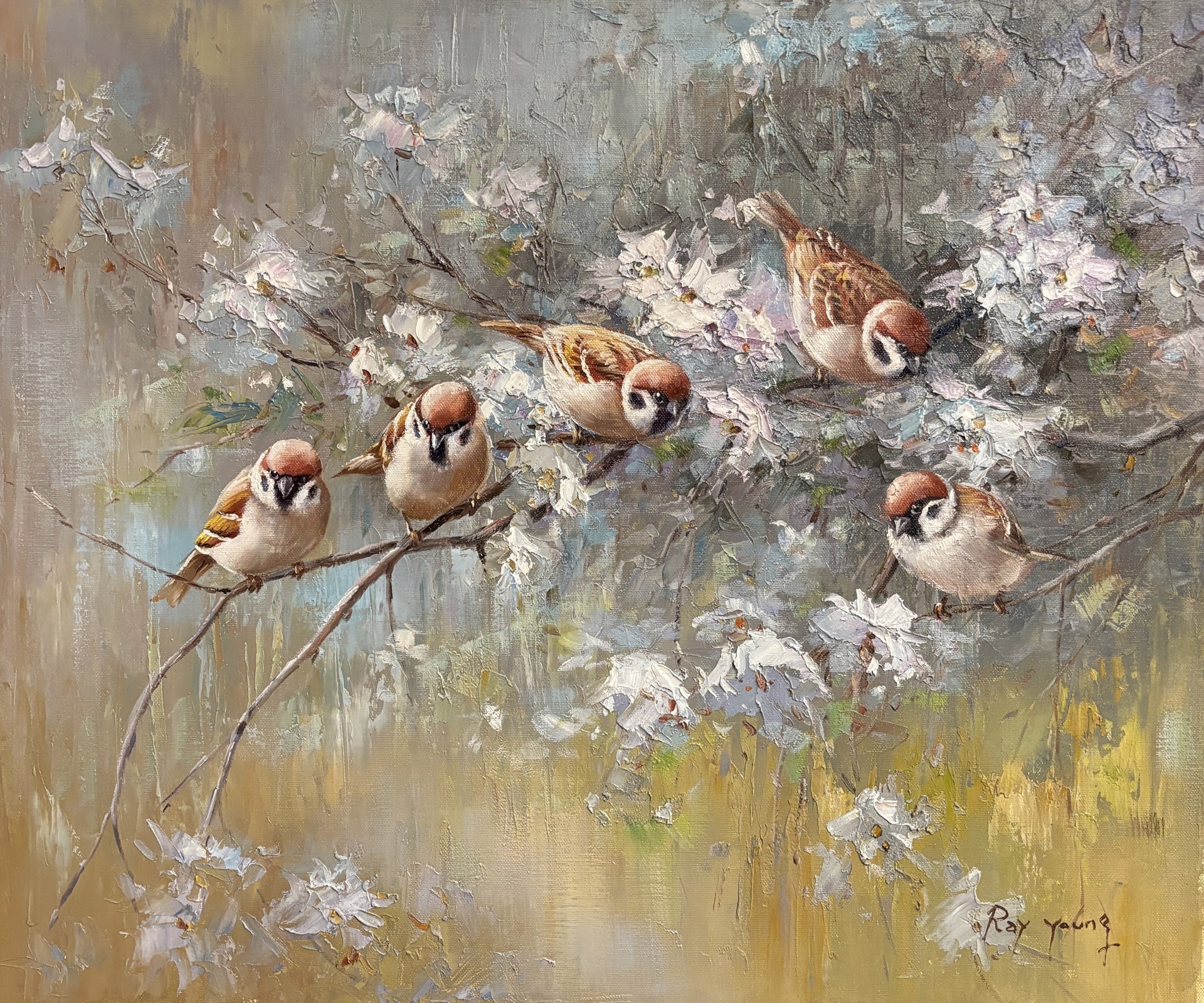 SPARROWS II by RAY YOUNG