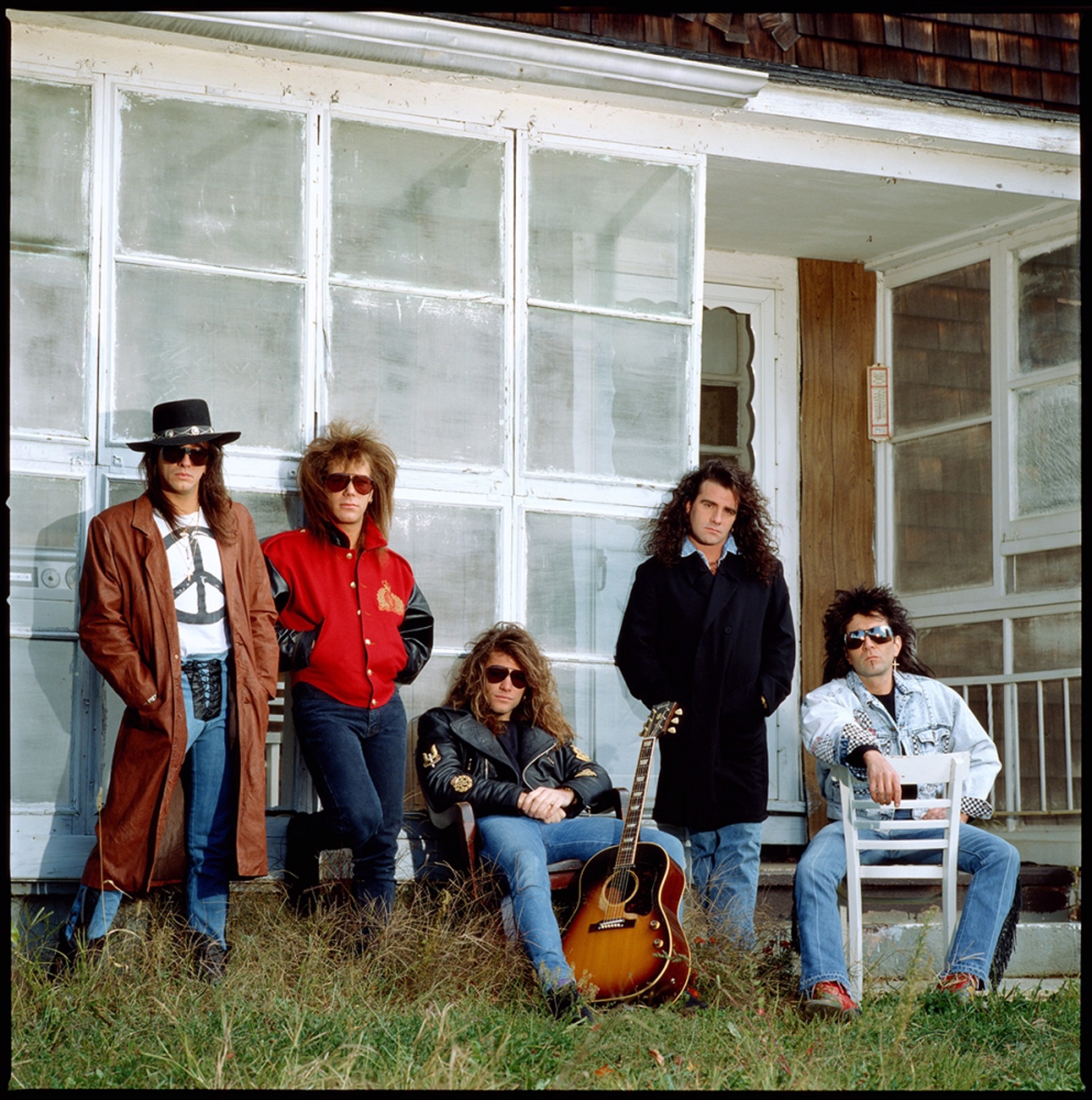 88182 Bon Jovi Band on the Porch Color by Timothy White