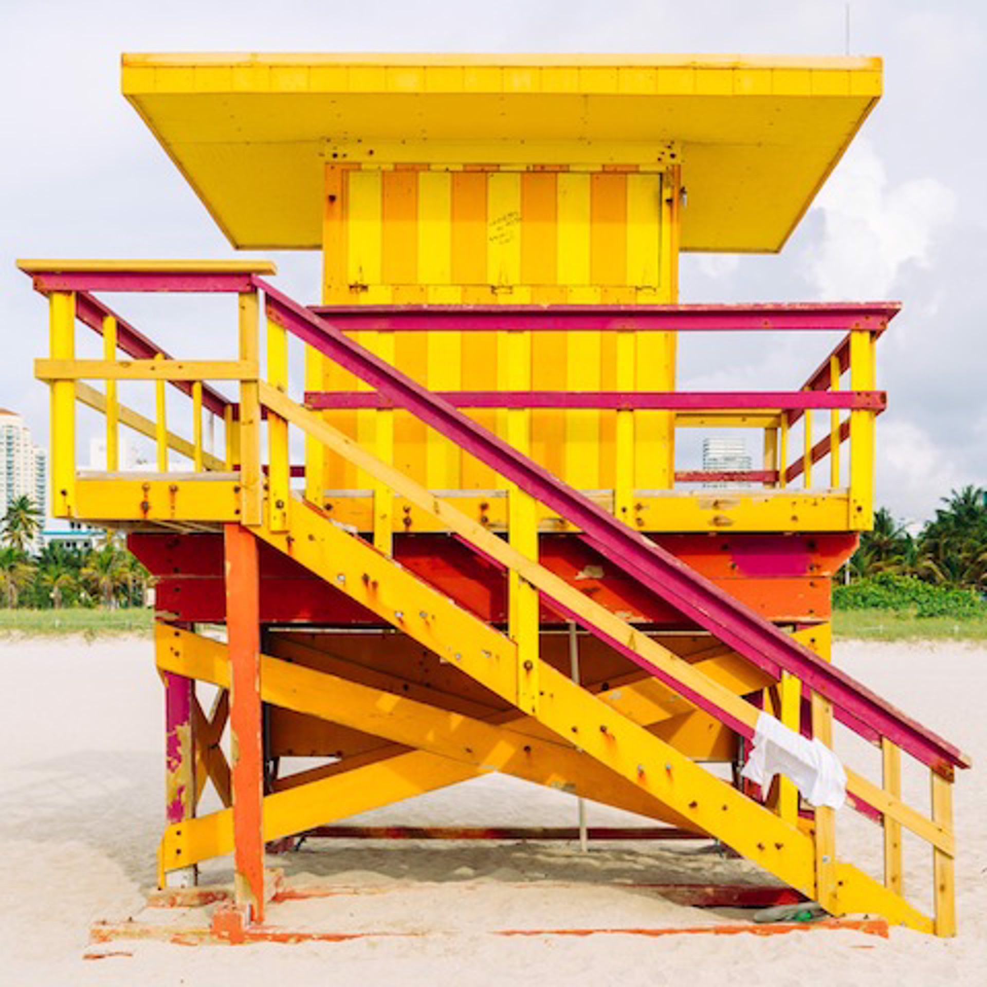 3rd Street Lifeguard Stand by Peter Mendelson